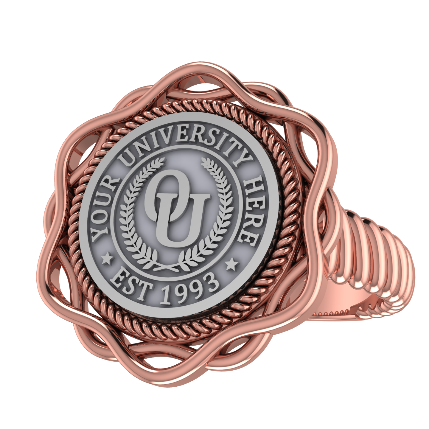 Slanga | Rope Core Band Custom College Ring