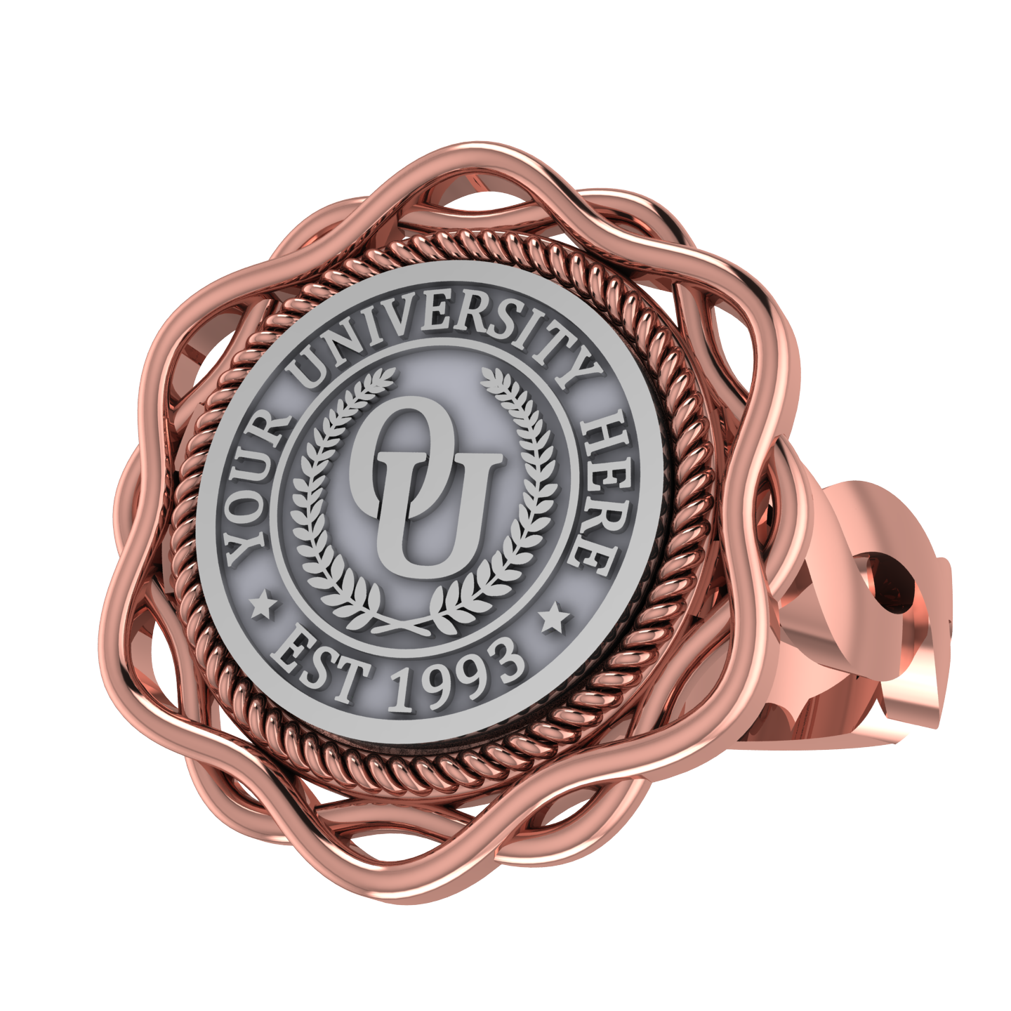 Slanga | Infinity Loop Band Custom College Ring