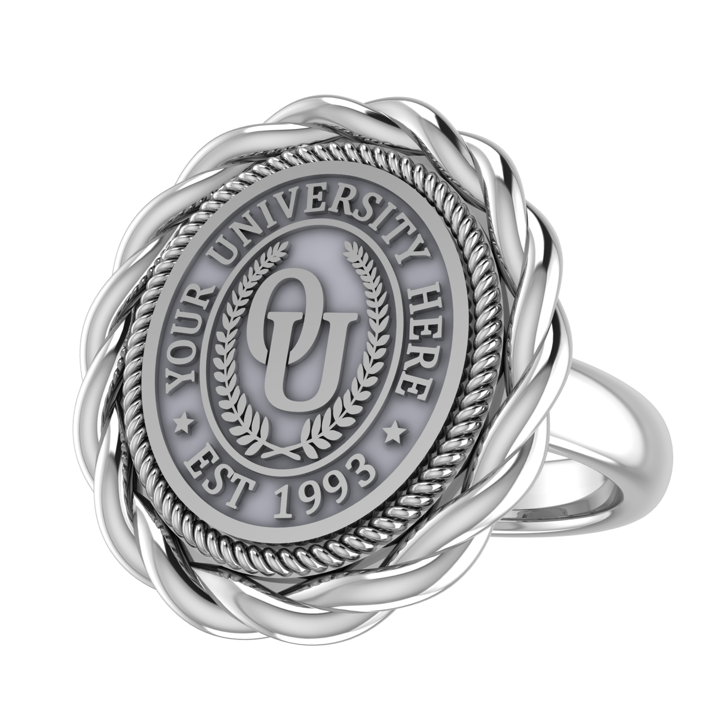 Melipat | Classic Dome Band Custom College Ring