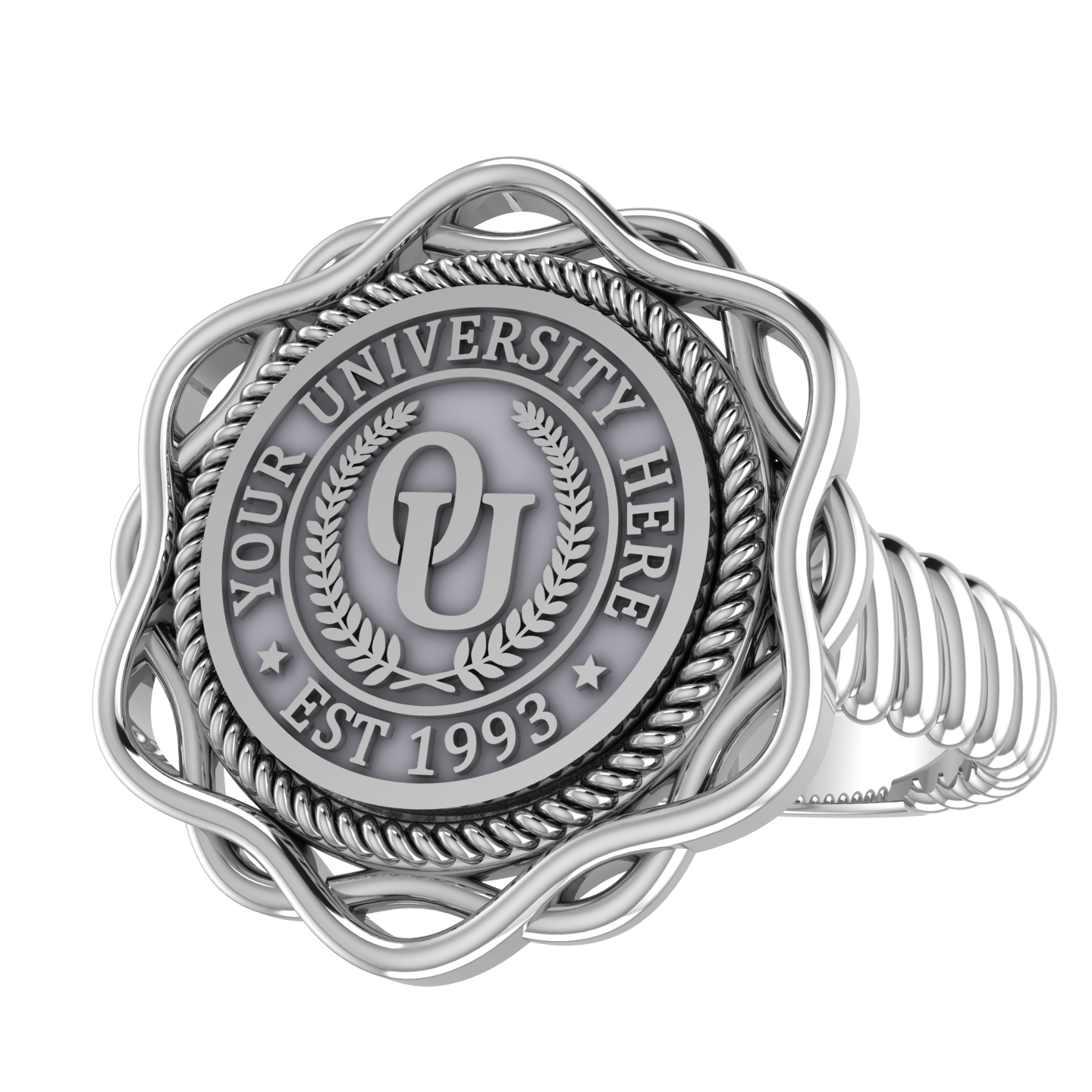 Slanga | Rope Core Band Custom College Ring