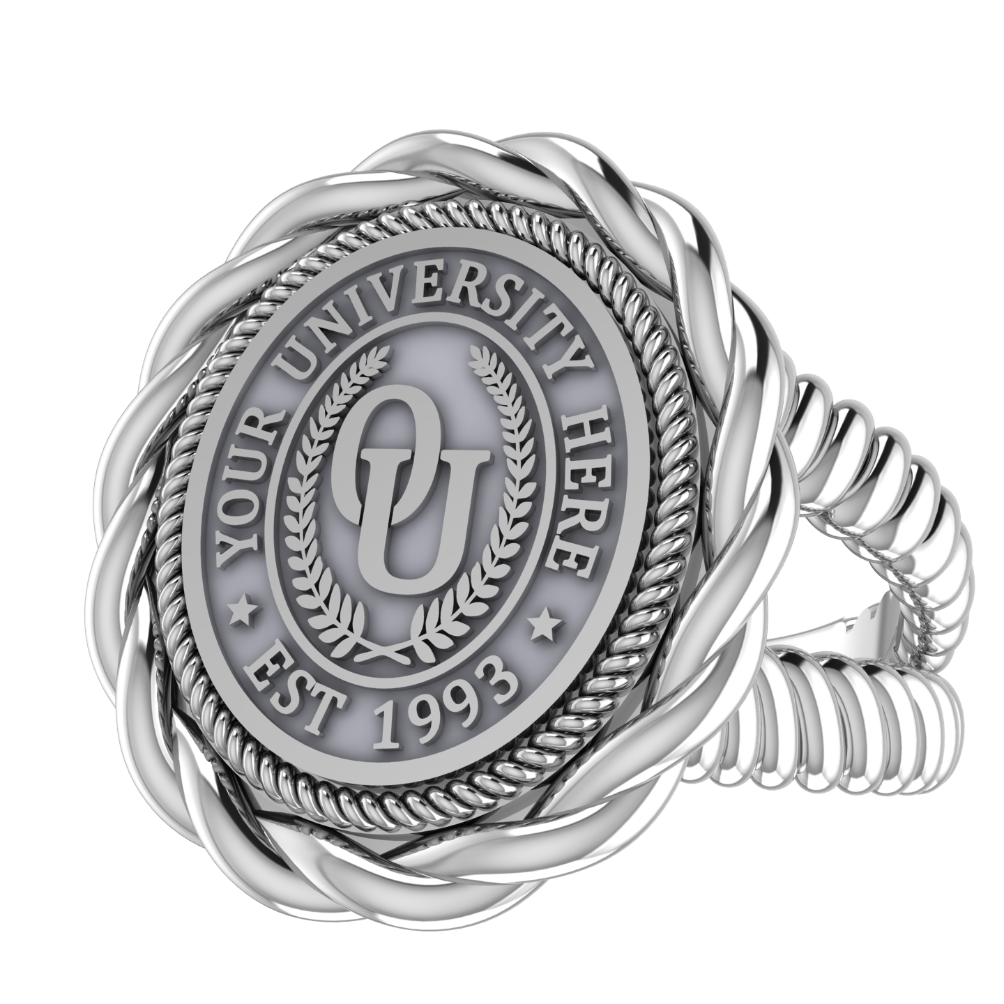 Melipat | V-Rope Band Custom Collage Ring