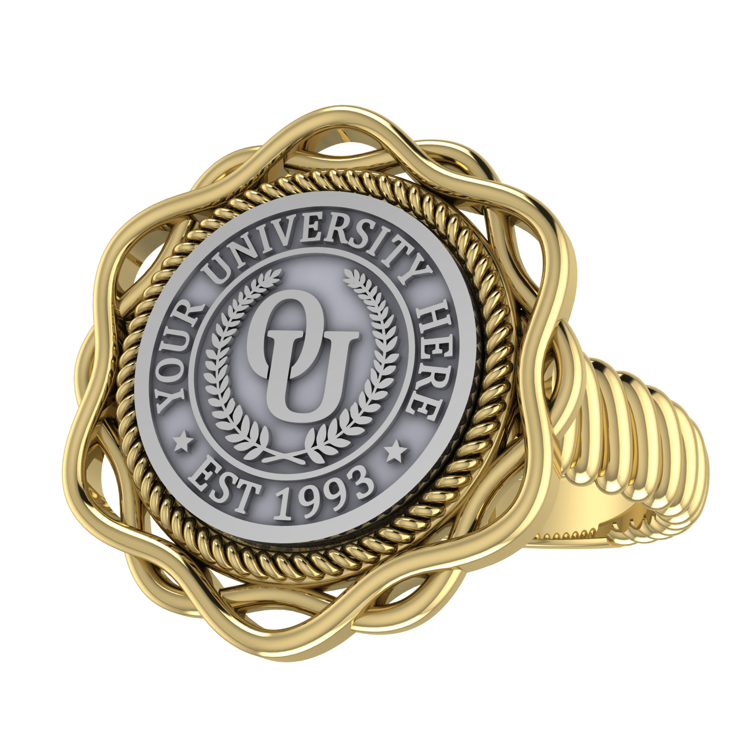 Slanga | Rope Core Band Custom College Ring