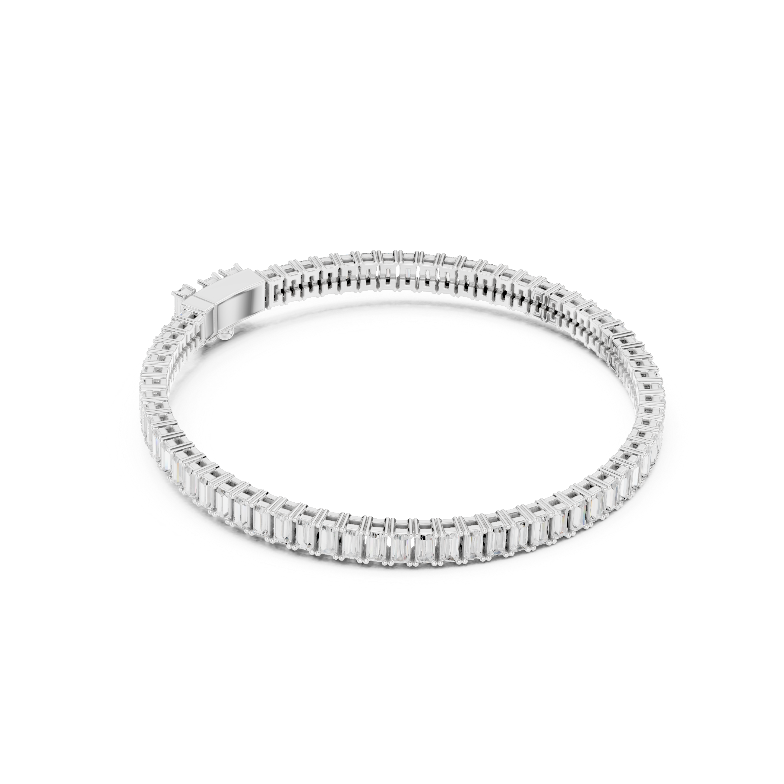 Luxury Baguette Diamond Bracelet