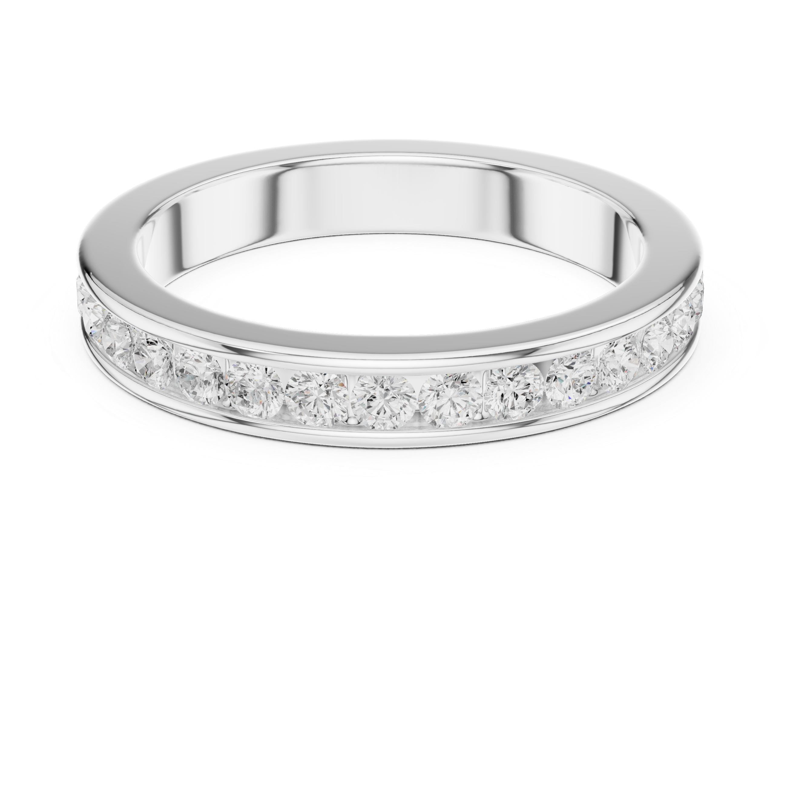 Full Eternity Channel Set Diamond Band