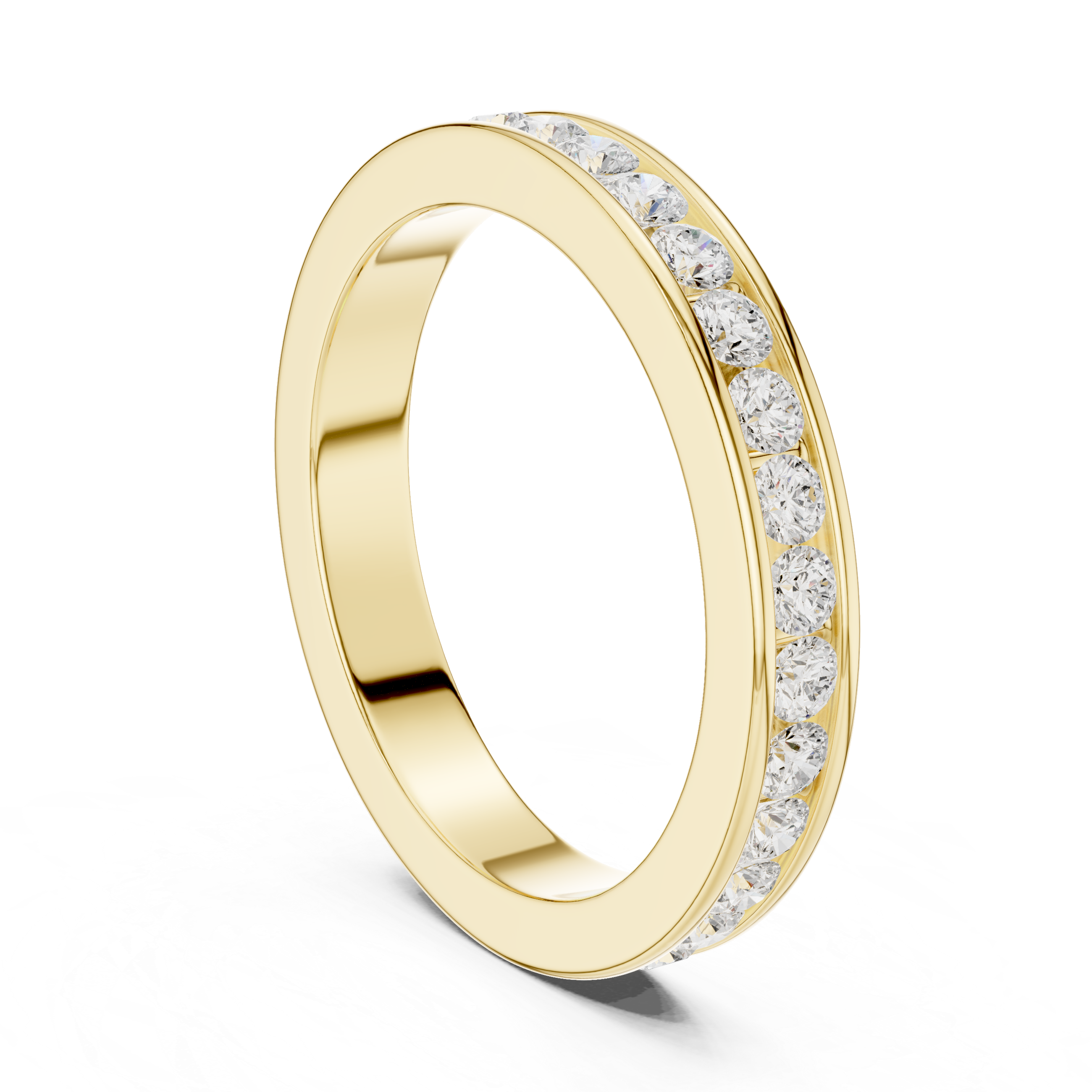 Full Eternity Channel Set Diamond Band