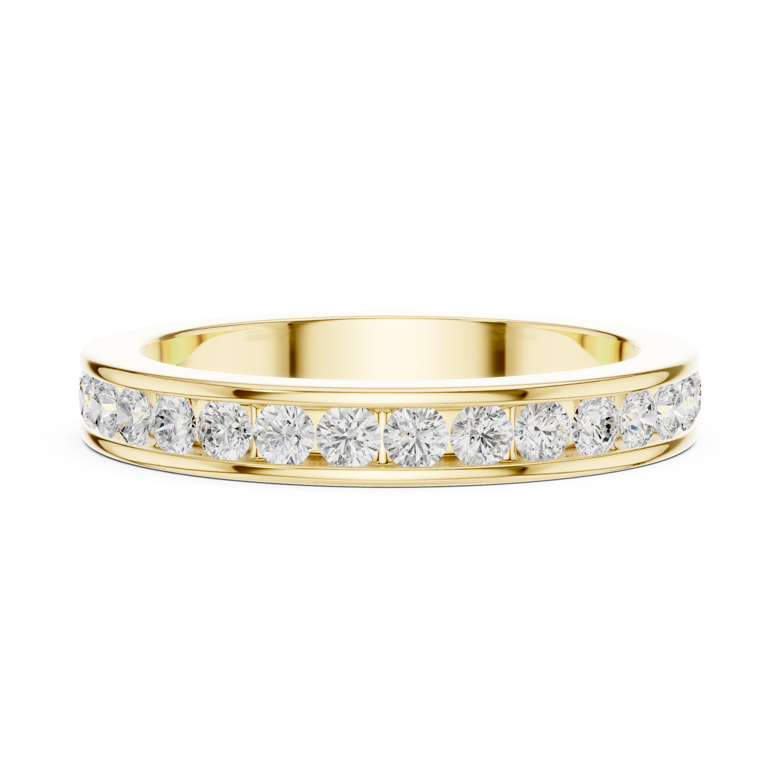 Full Eternity Channel Set Diamond Band