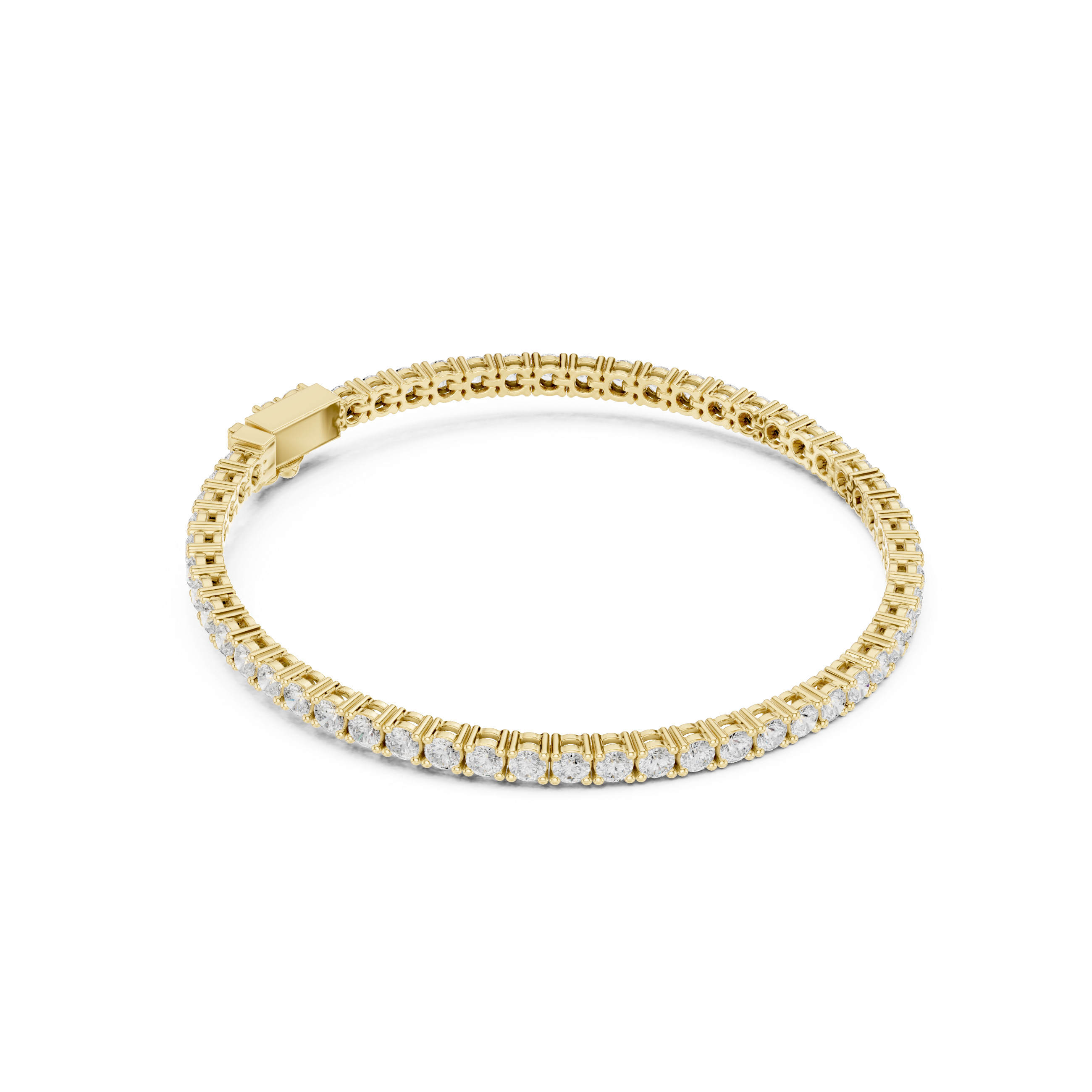 Classic Round Diamond Tennis Bracelet
