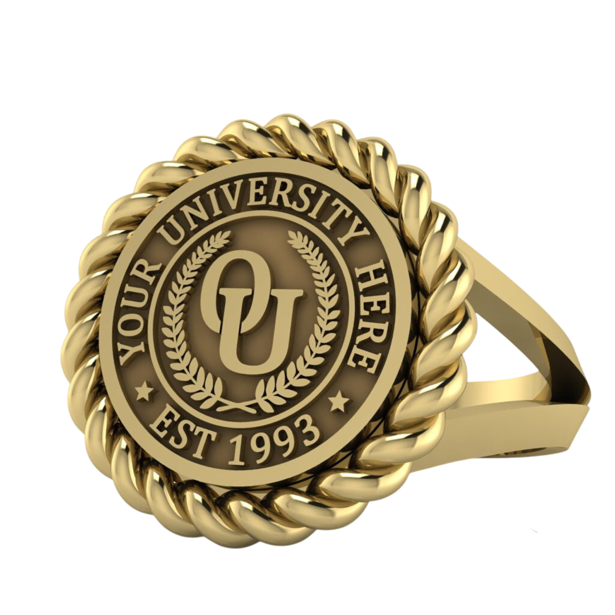 Lubid | V-Frame Band Custom Collage Ring