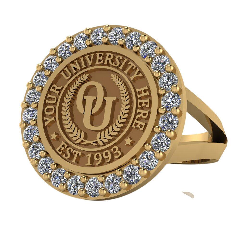 Circum | V-Frame Band Custom Collage Ring