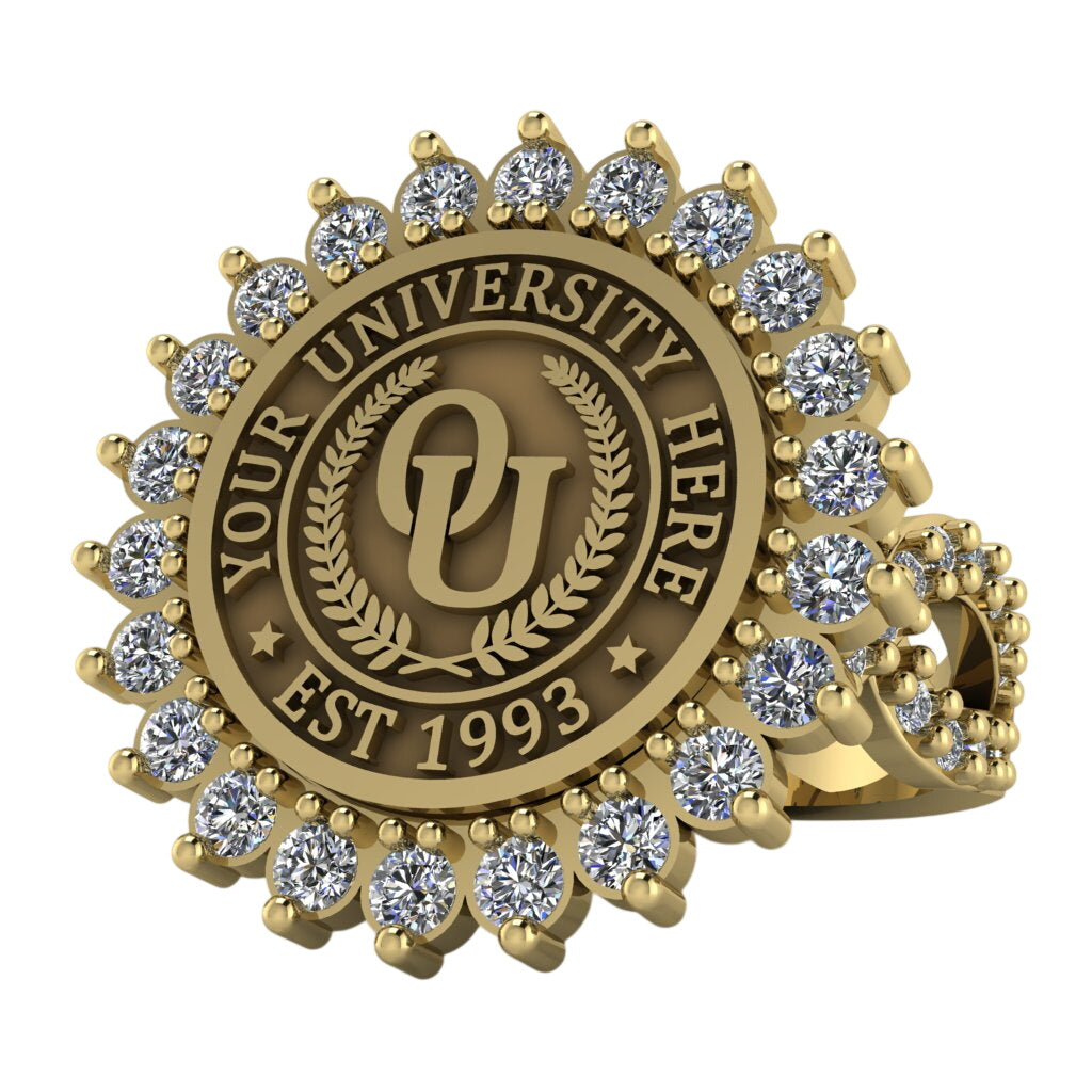 Serku | Infinity Pave Band Custom Collage Ring