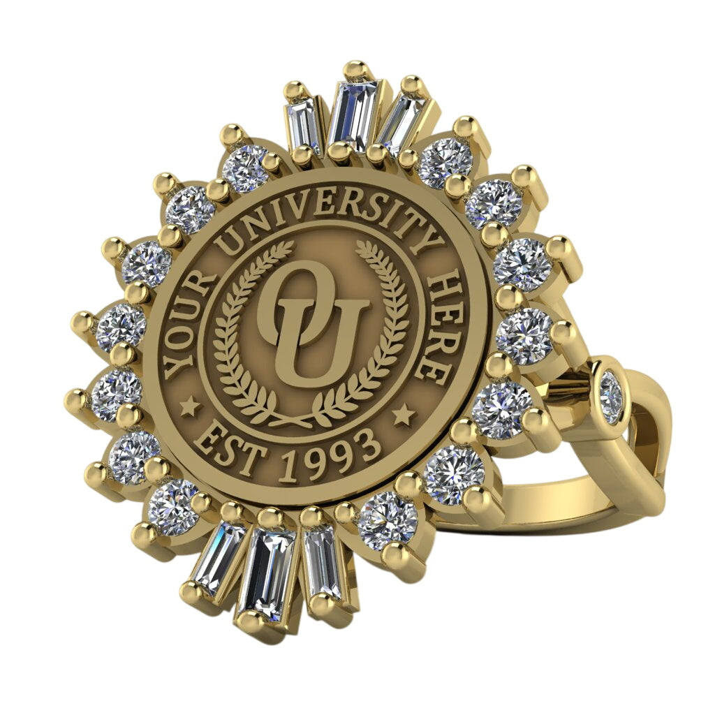 Seren | Infinity Bezel Band Custom Collage Ring