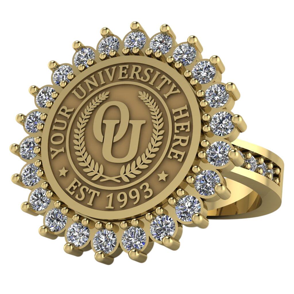 Serku | Channel Core Band Custom Collage Ring