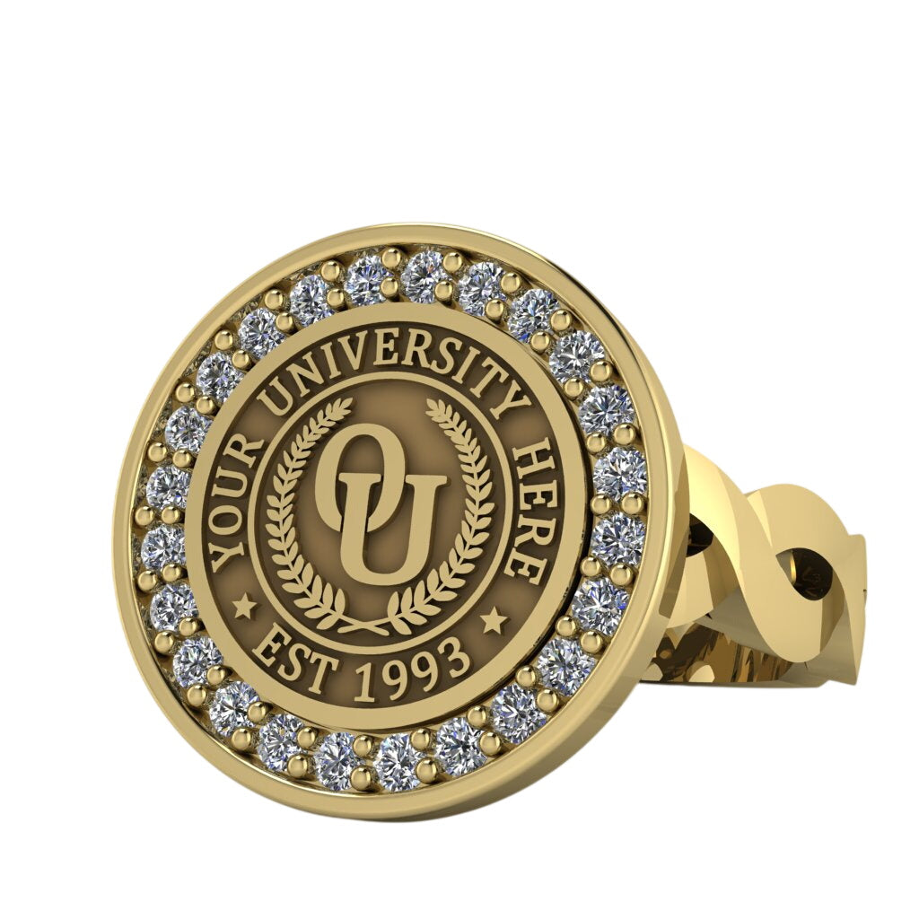 Agonisch | Infinity Loop Band Custom Collage Ring