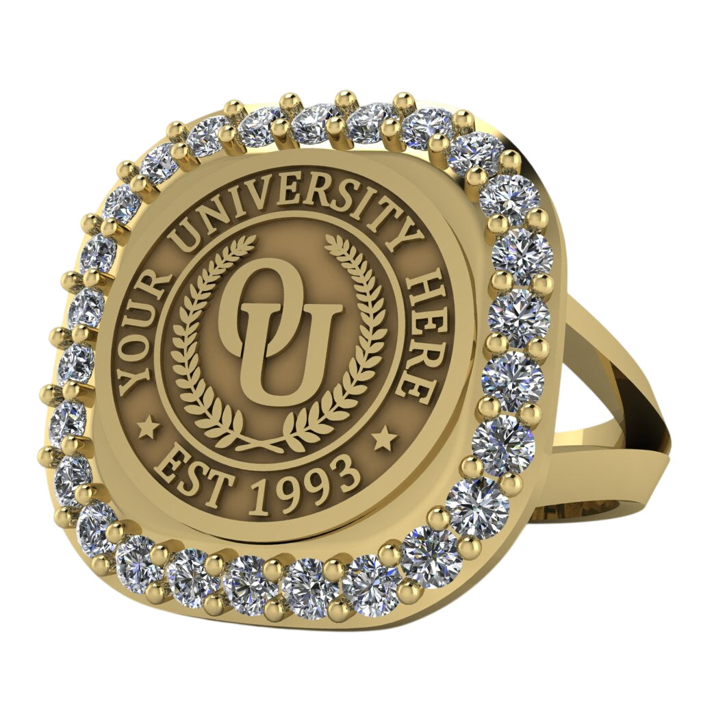 Radius | V-Frame Band Custom Collage Ring