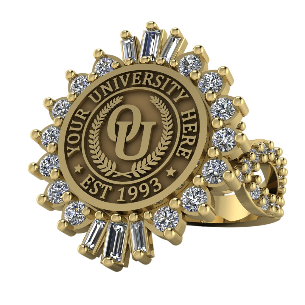 Seren | Infinity Pave Band Custom Collage Ring