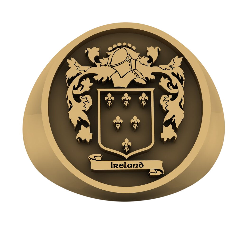 Personalized Family Crest Ring