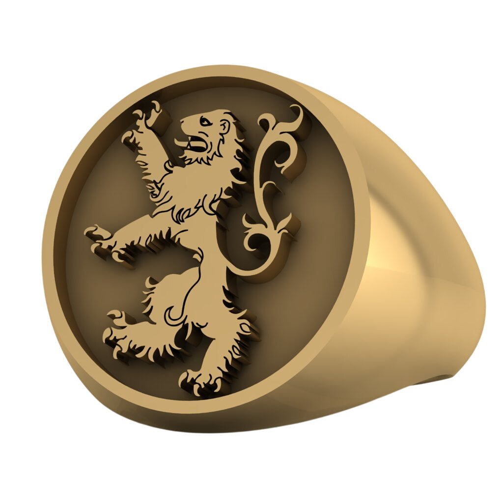 Personalized Crest Ring