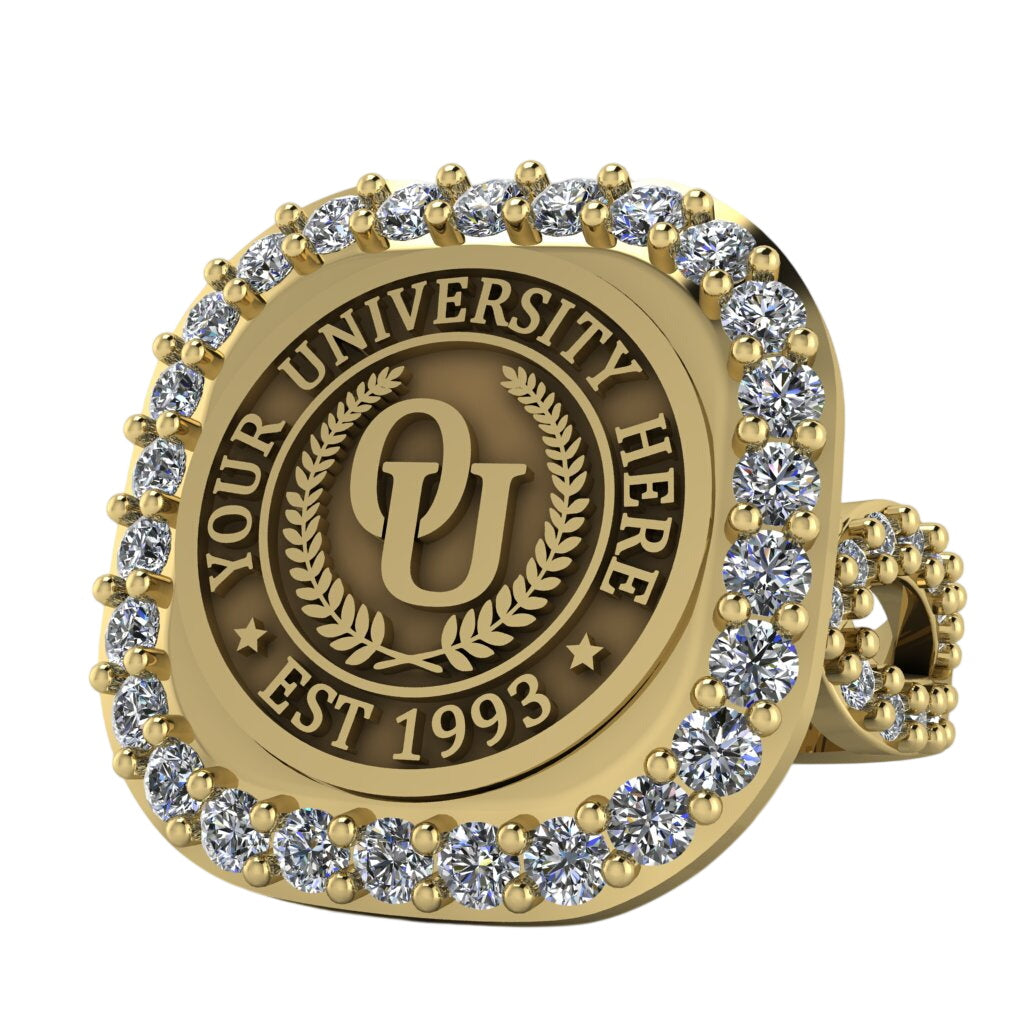 Radius | Infinity Pave Band Custom Collage Ring