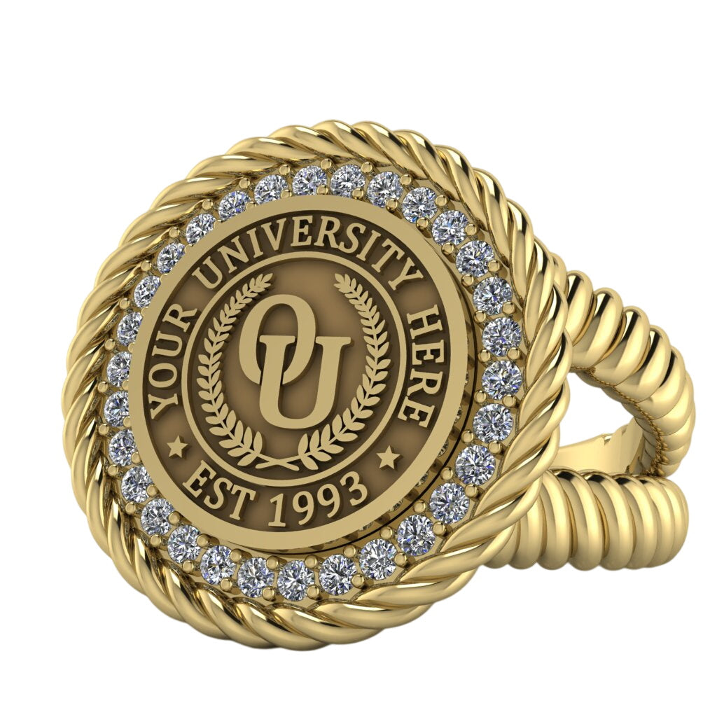 Arrecerat | V-Rope Band Custom Collage Ring