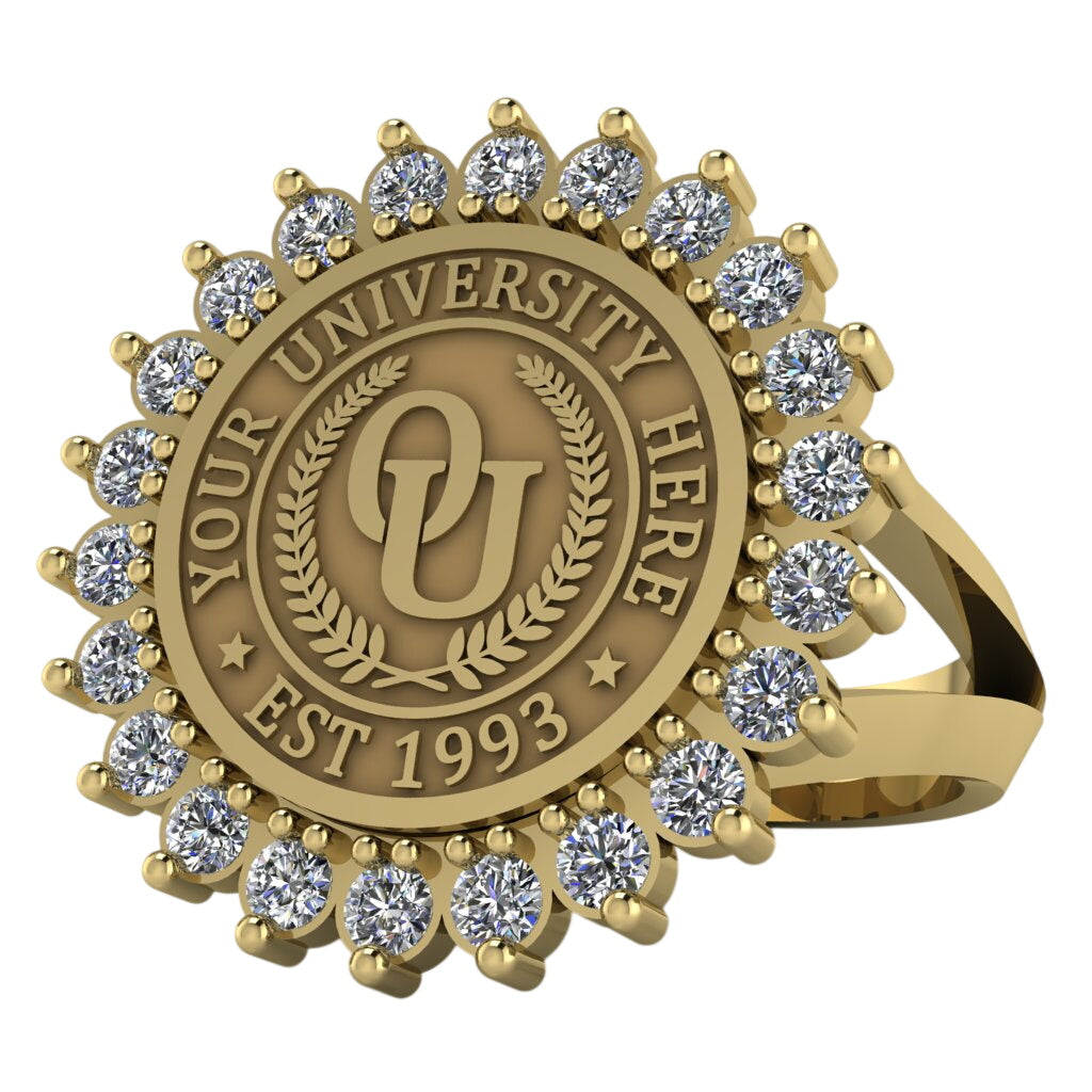 Serku | V-Frame Band Custom Collage Ring