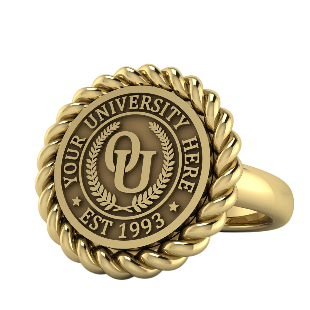 Lubid | Classic Dome Band Custom Collage Ring