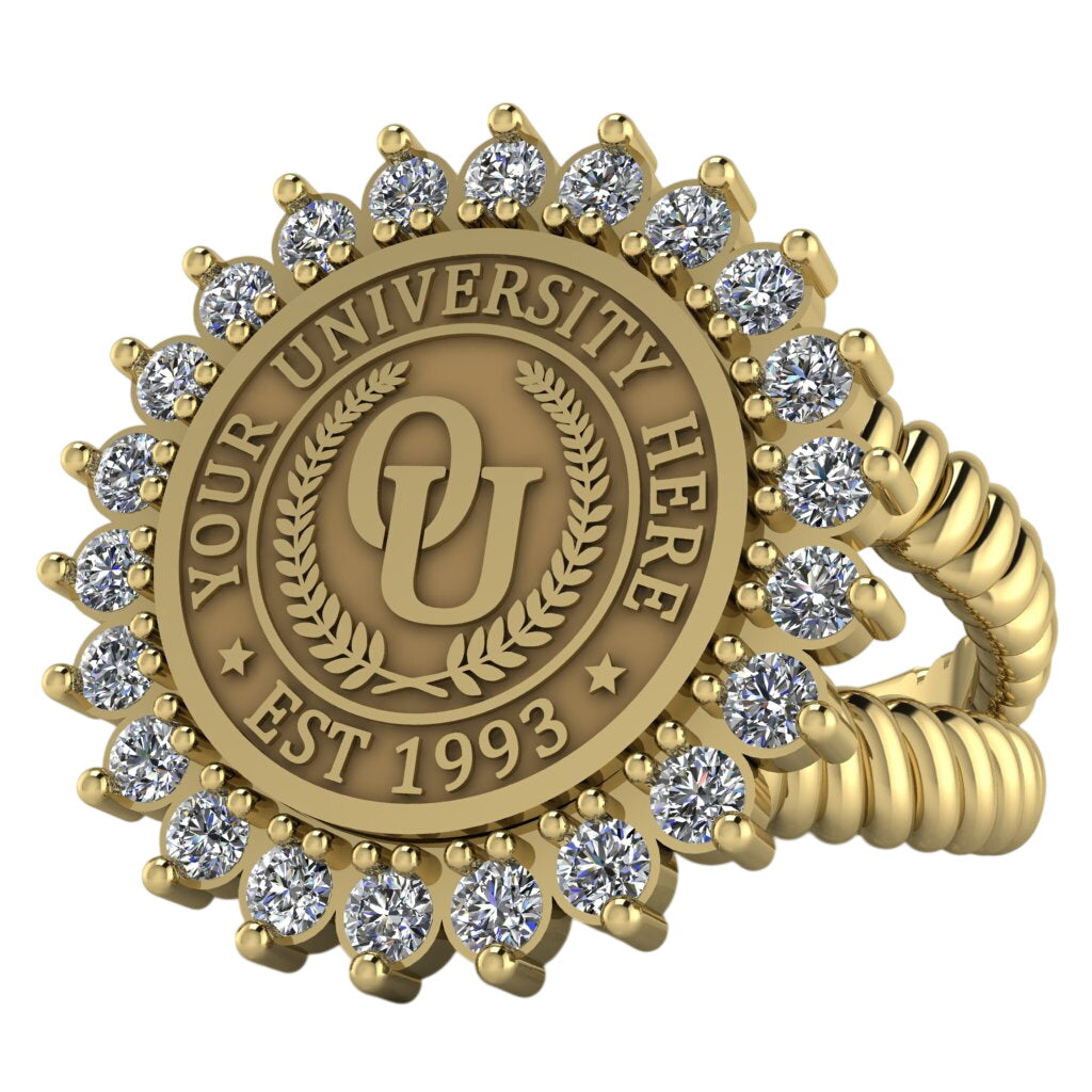 Serku | V-Rope Band Custom Collage Ring