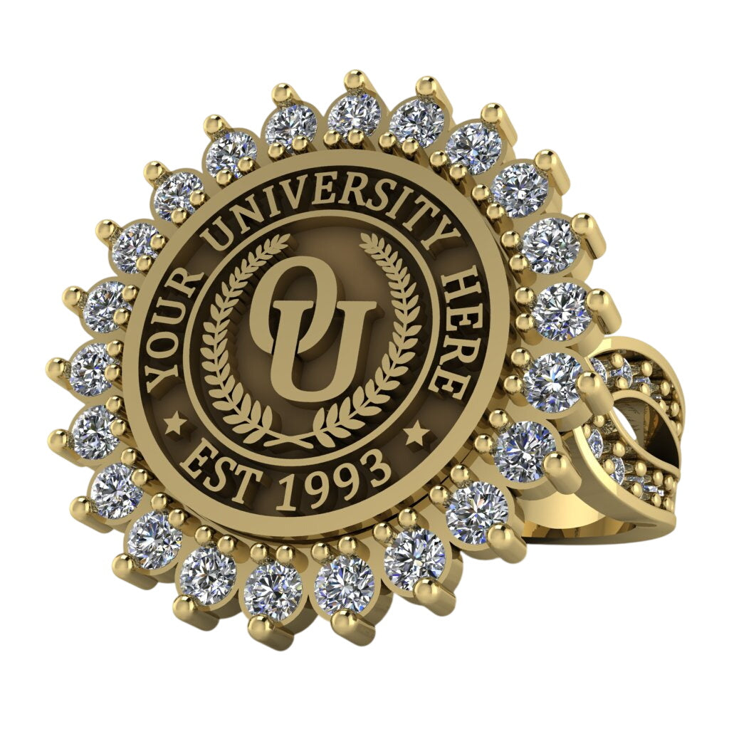 Serku | Infinity Pave Band Custom Collage Ring