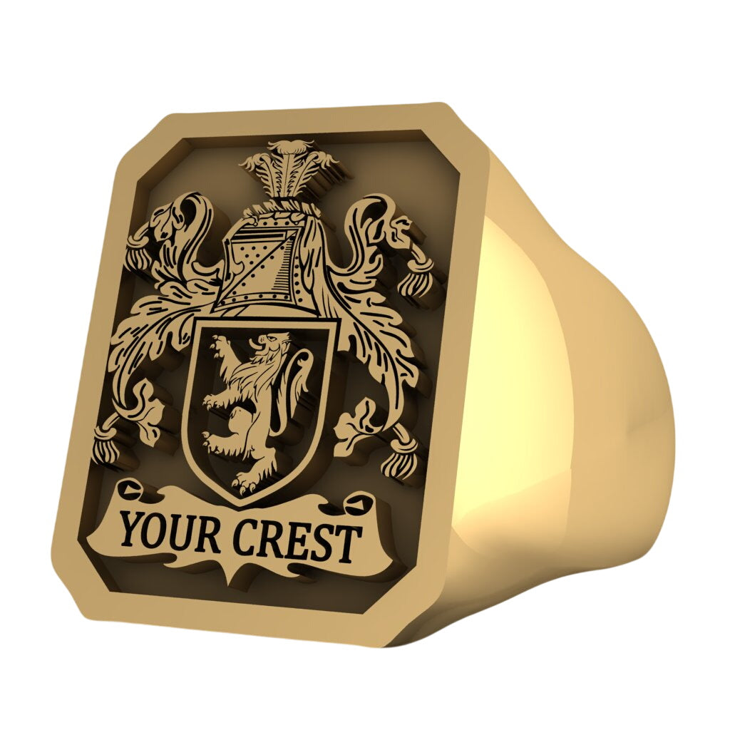 Personalized Family Crest Ring