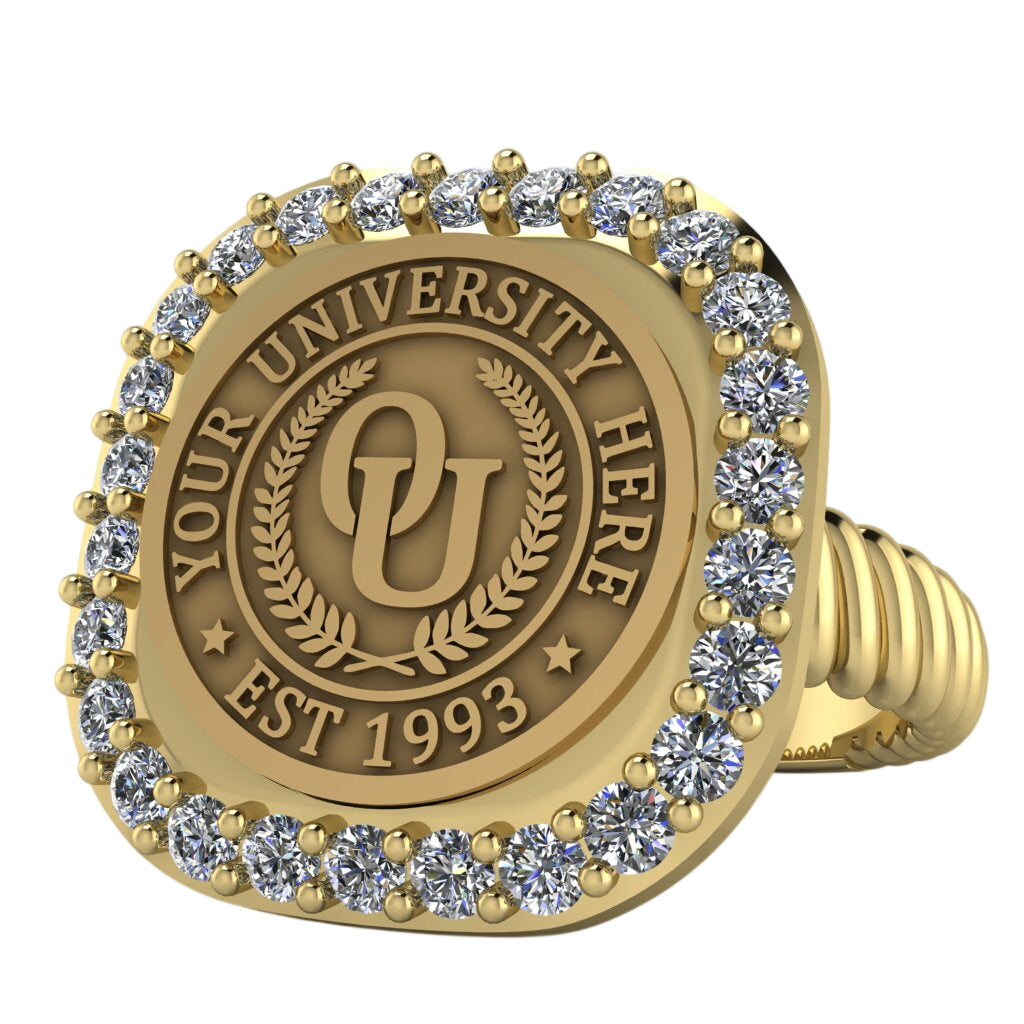 Radius | Rope Core Band Custom Collage Ring