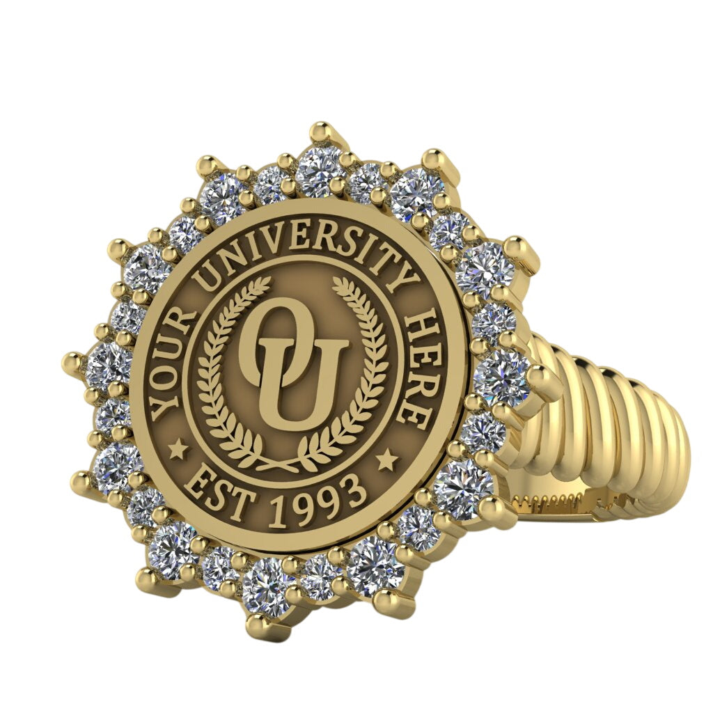 Attraente | Rope Core Band Custom Collage Ring