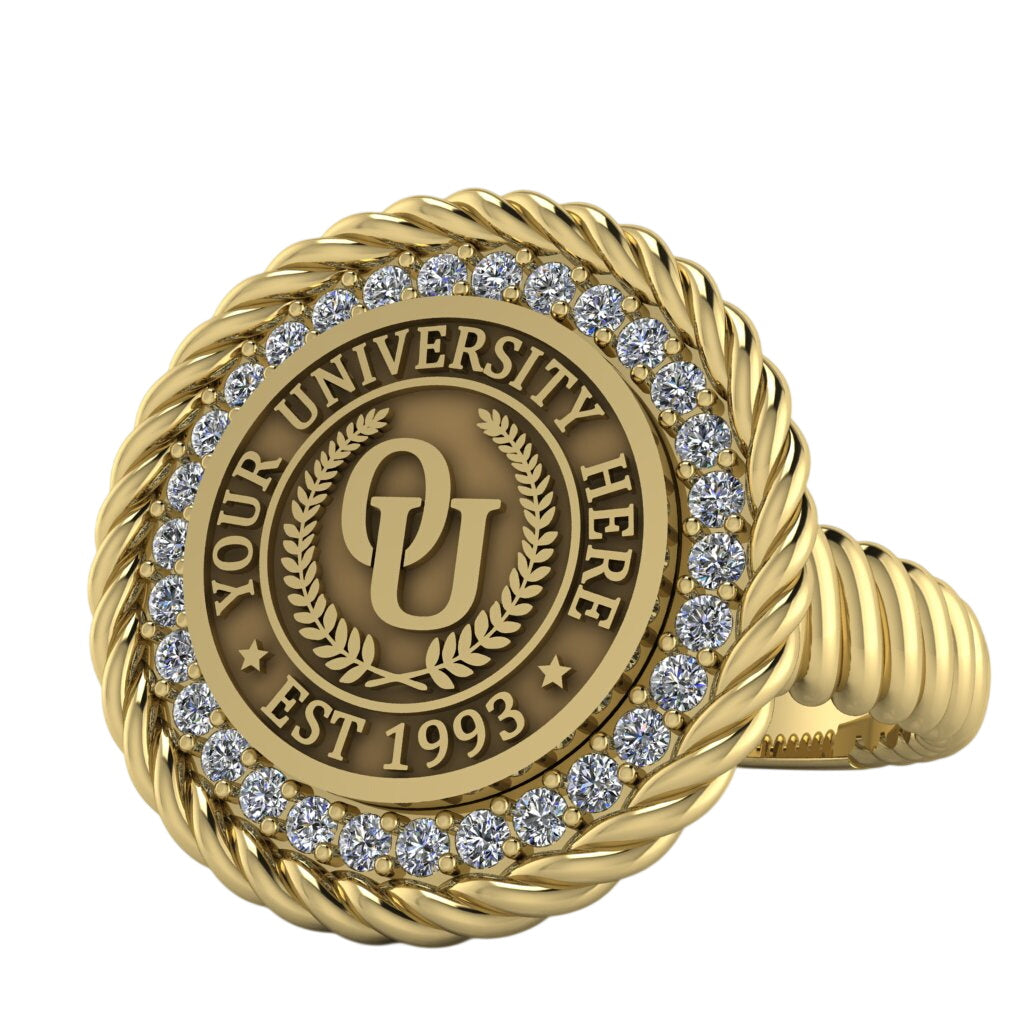 Arrecerat | Rope Core Band Custom Collage Ring