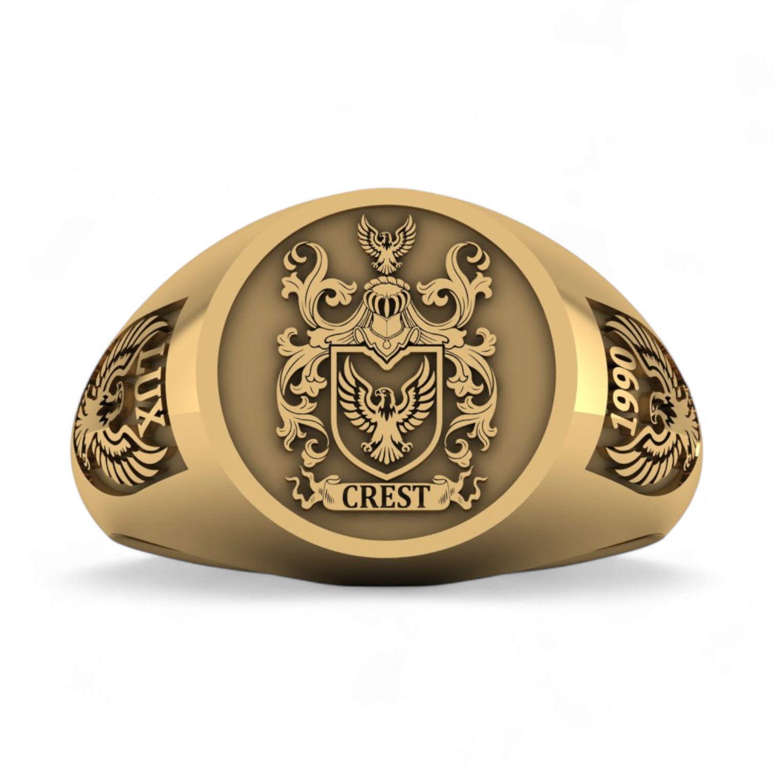 Family Crest Ring – Custom Engraved Signet Ring | Heritage Keepsake Jewelry