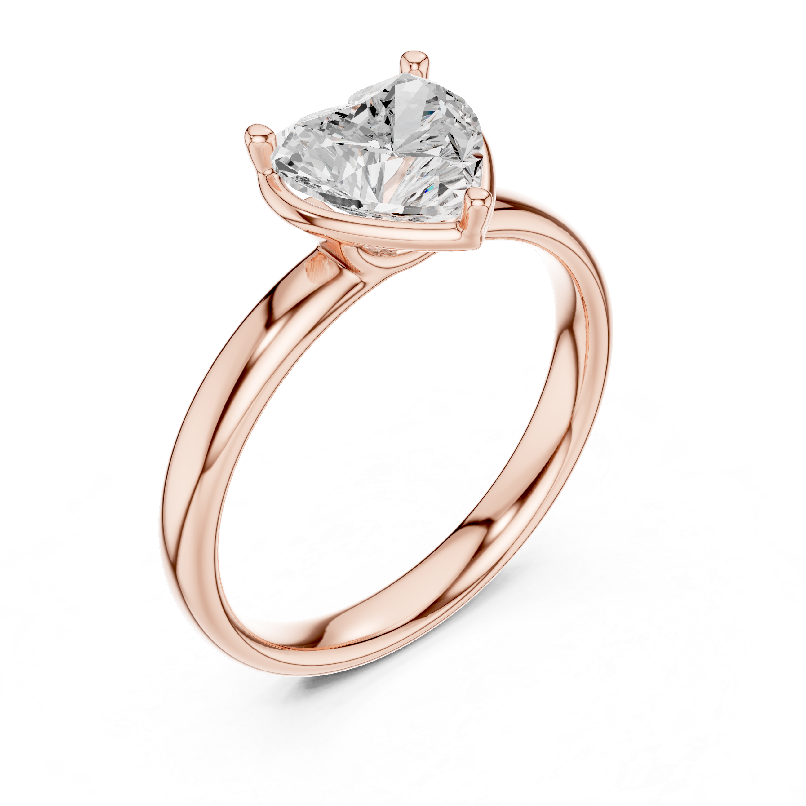 Heart Cut Solitaire Ring – Romantic and Elegant Design