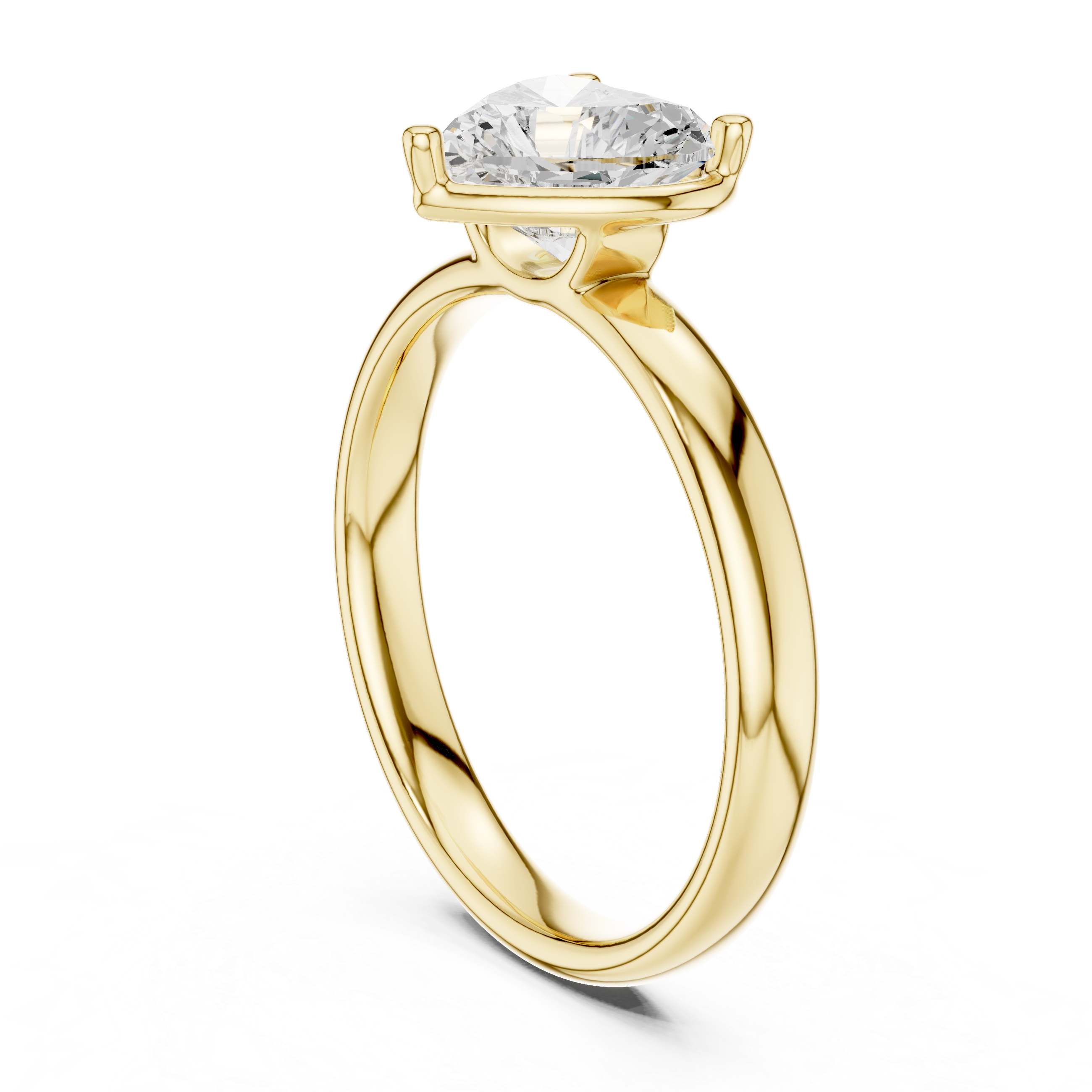 Heart Cut Solitaire Ring – Romantic and Elegant Design