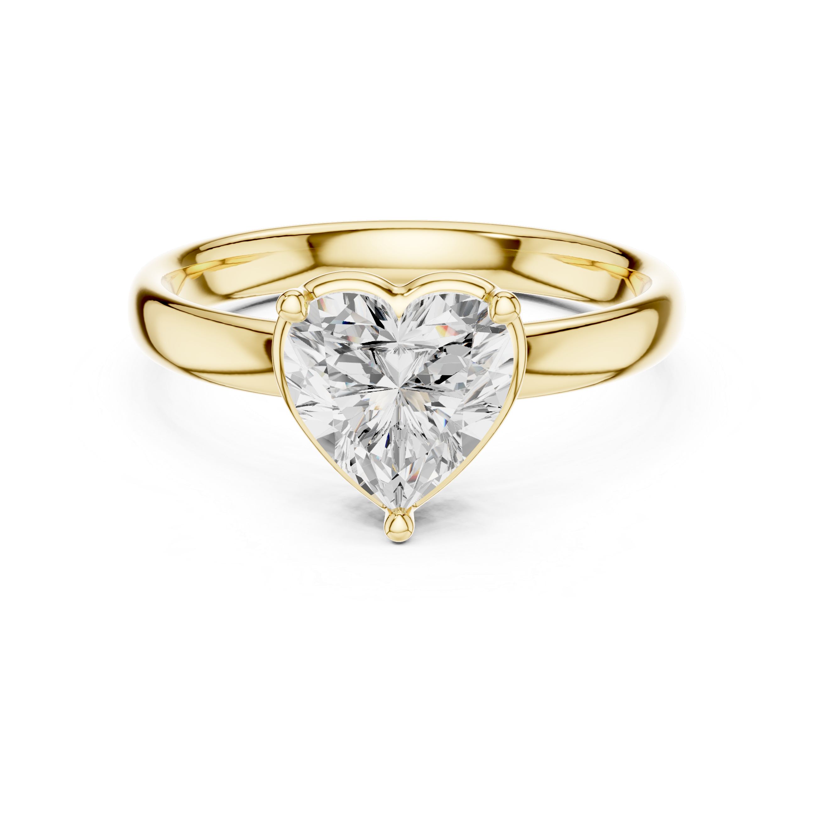 Heart Cut Solitaire Ring – Romantic and Elegant Design