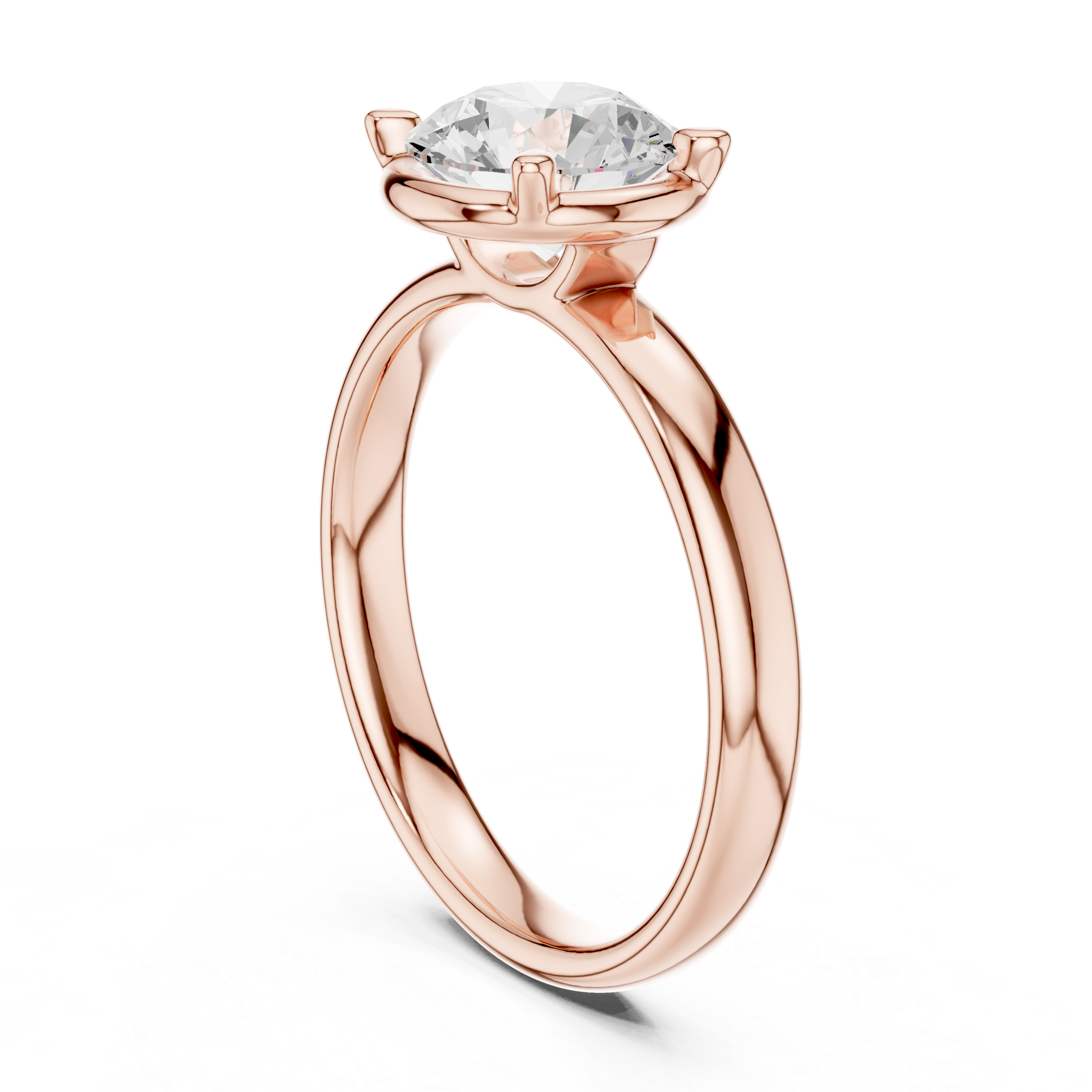 Round Cut Solitaire Ring – Classic Timeless Elegance