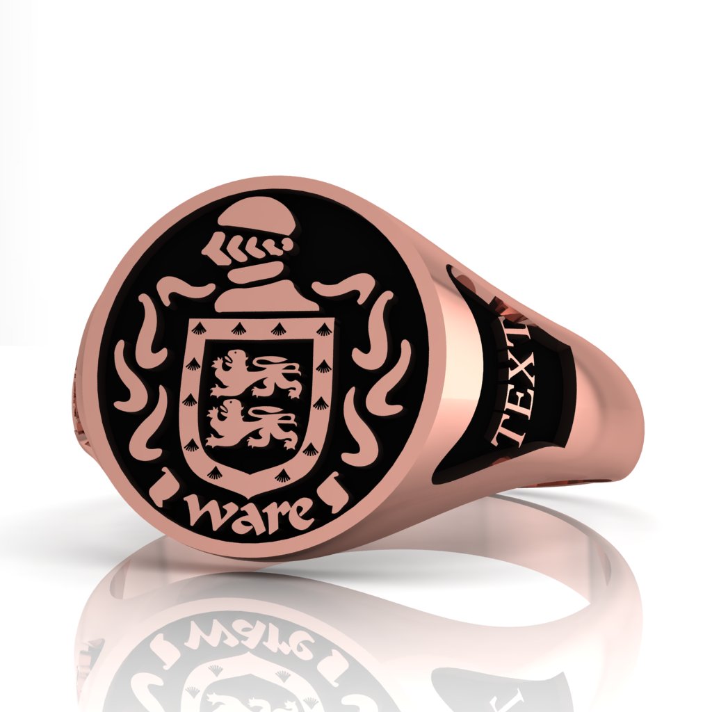 Personalized Family Crest Ring