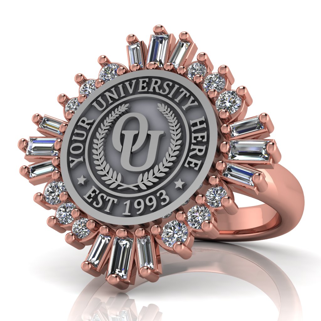 Tramontana | Classic Dome Band Custom Collage Ring