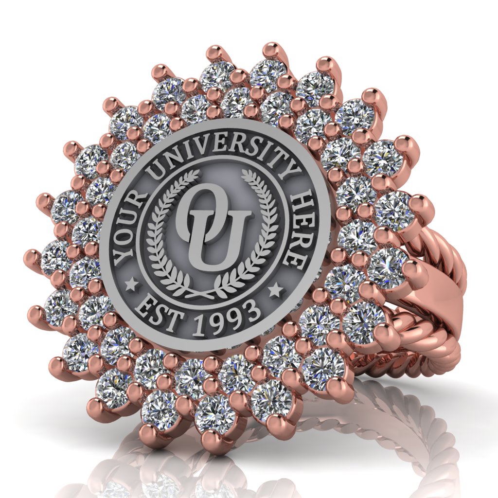 Splendid | Rope Edge Band Custom Collage Ring