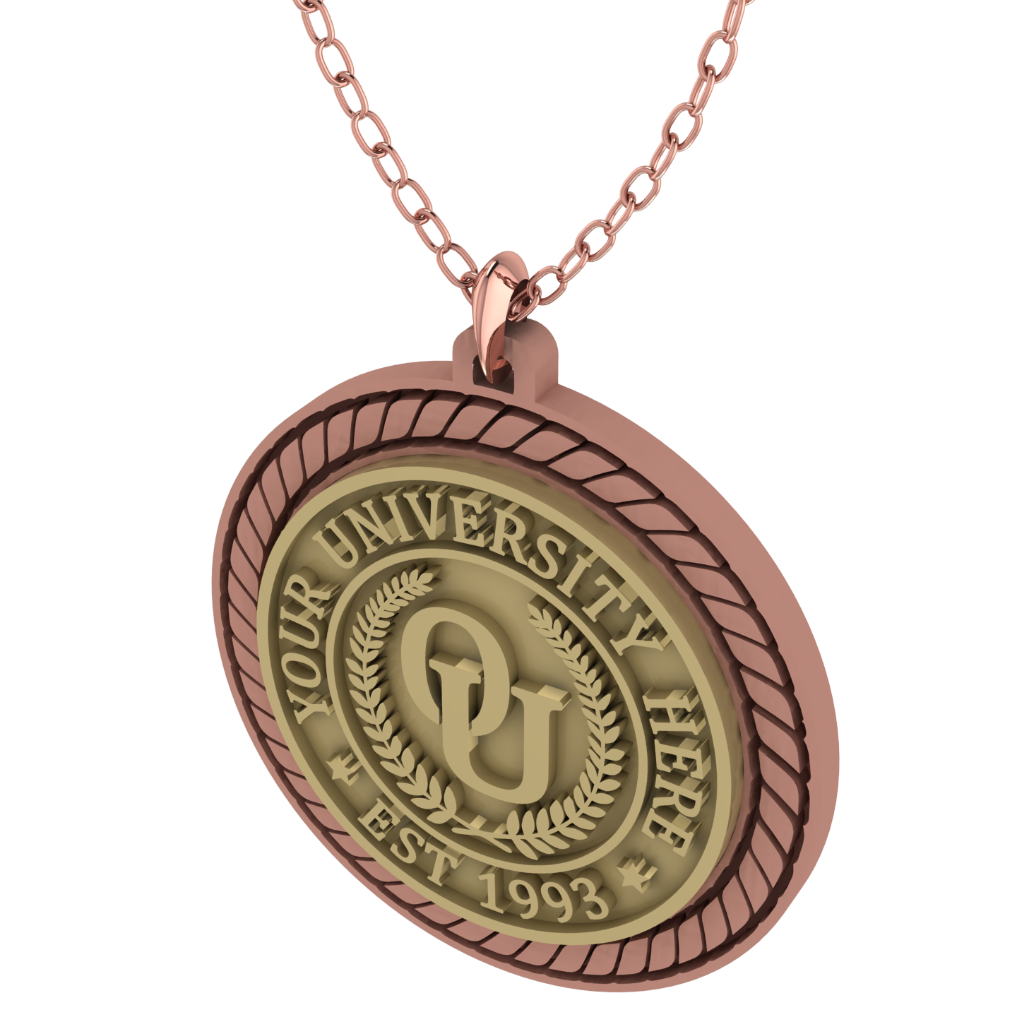 Circum Rope | Custom Unisex University Pendant