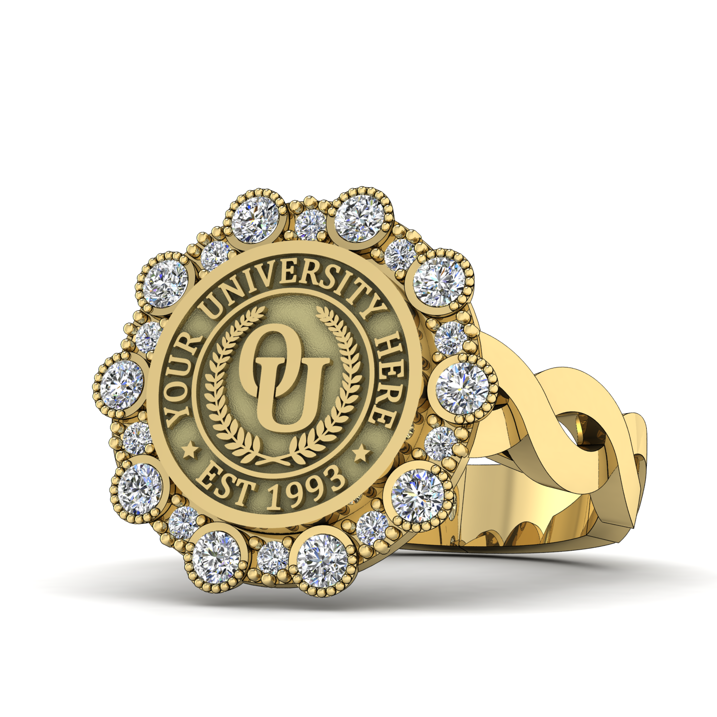 Belgi | Infinity Loop Band Custom College Ring