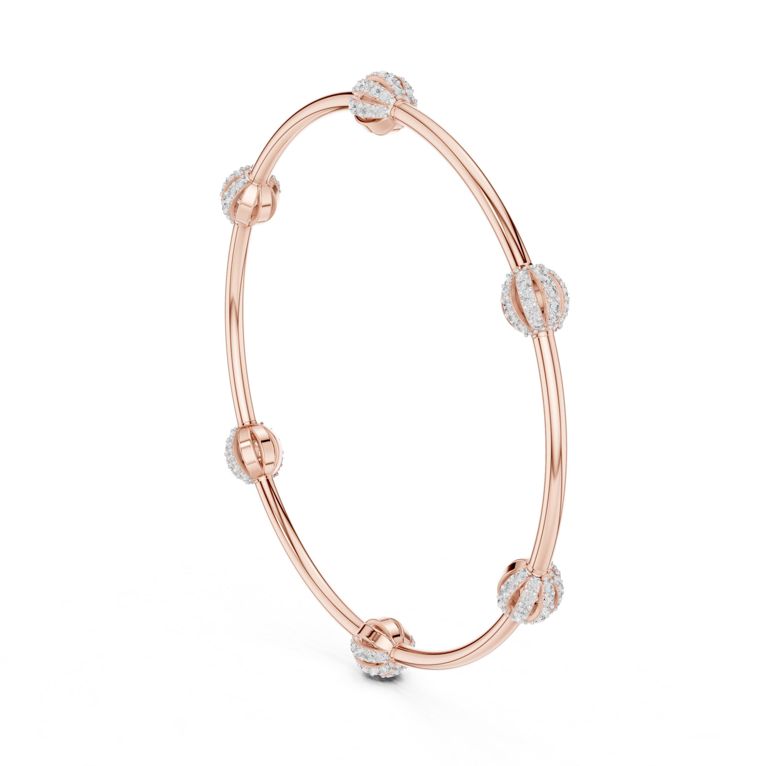 Luxury Diamond Sphere Bangle