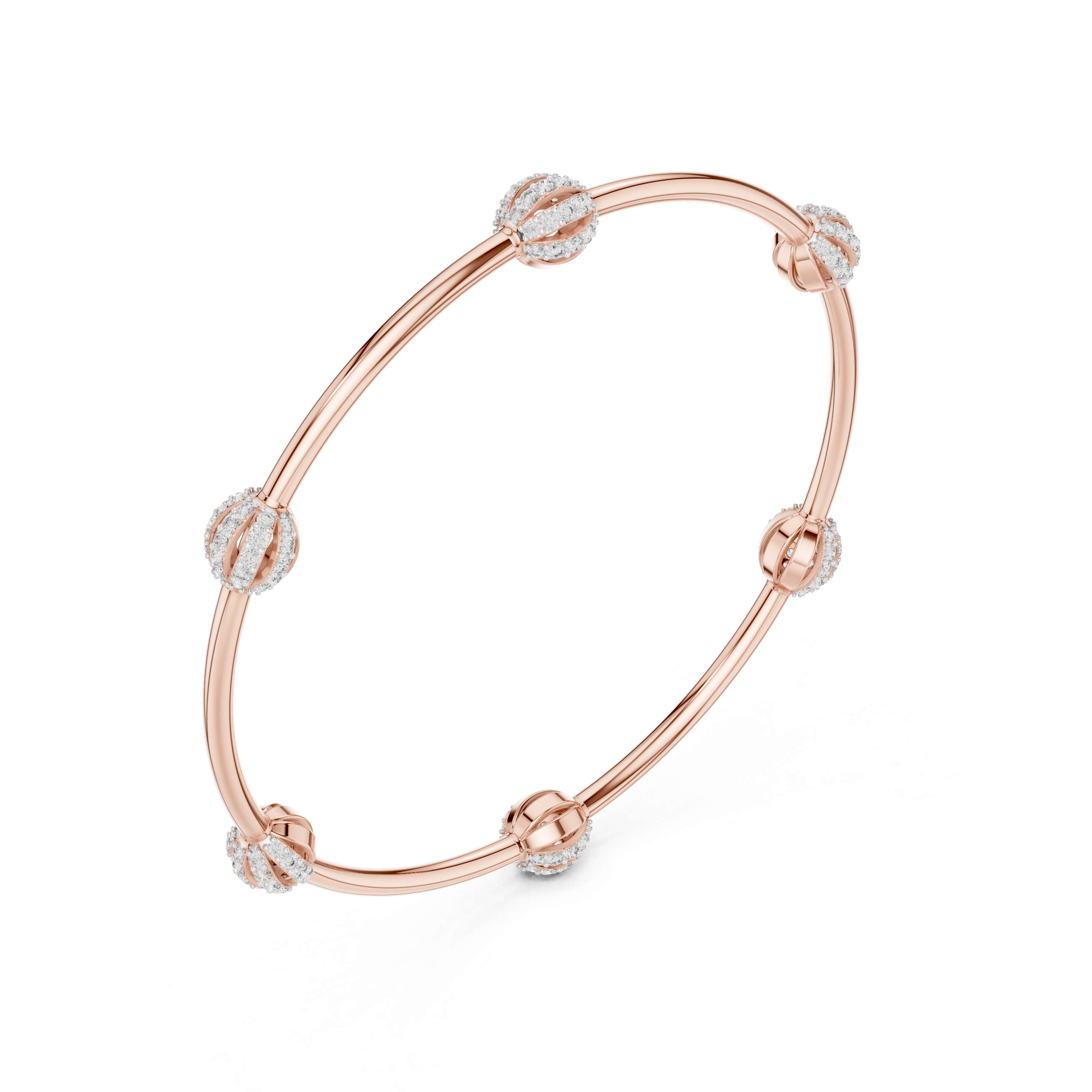 Luxury Diamond Sphere Bangle