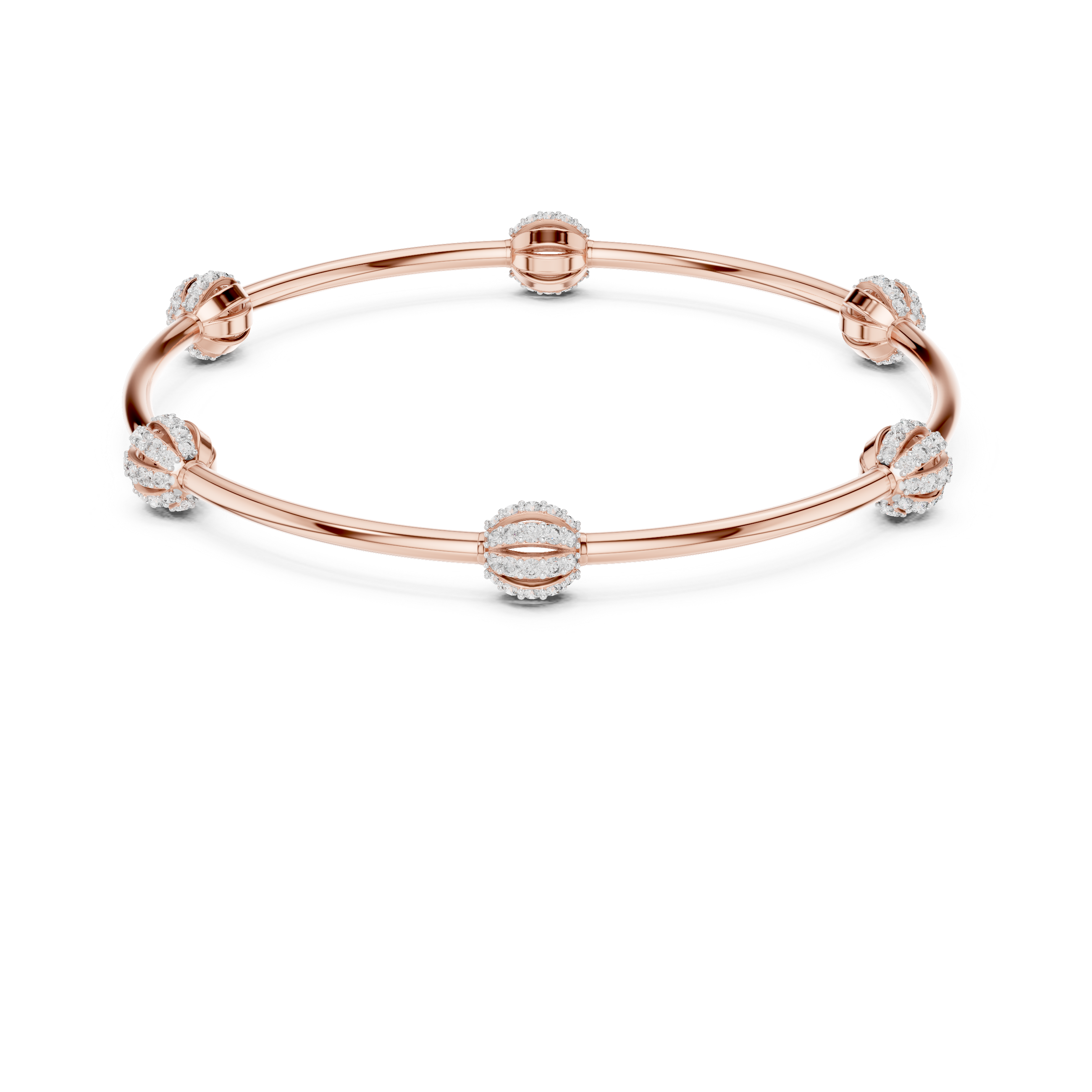Luxury Diamond Sphere Bangle