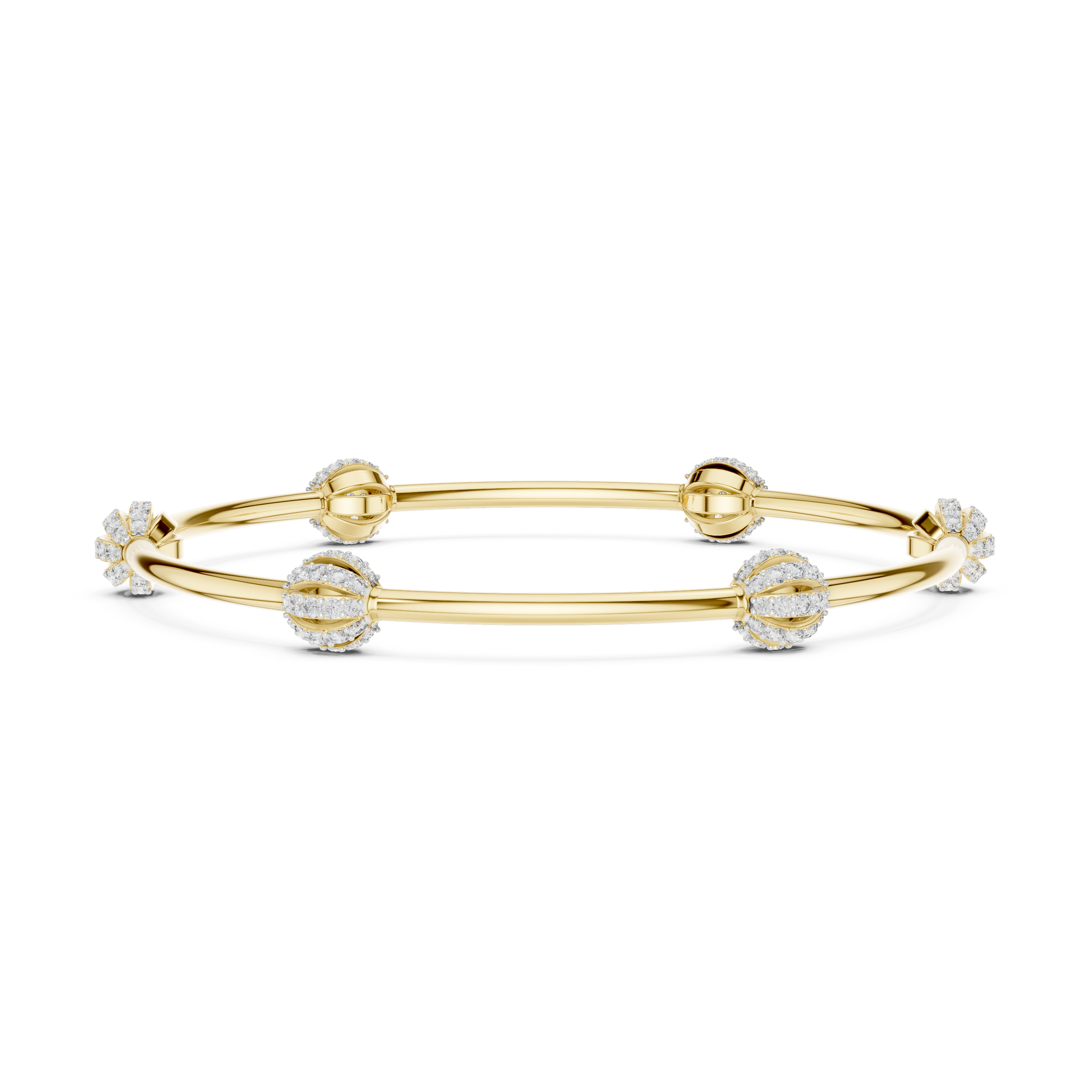 Luxury Diamond Sphere Bangle