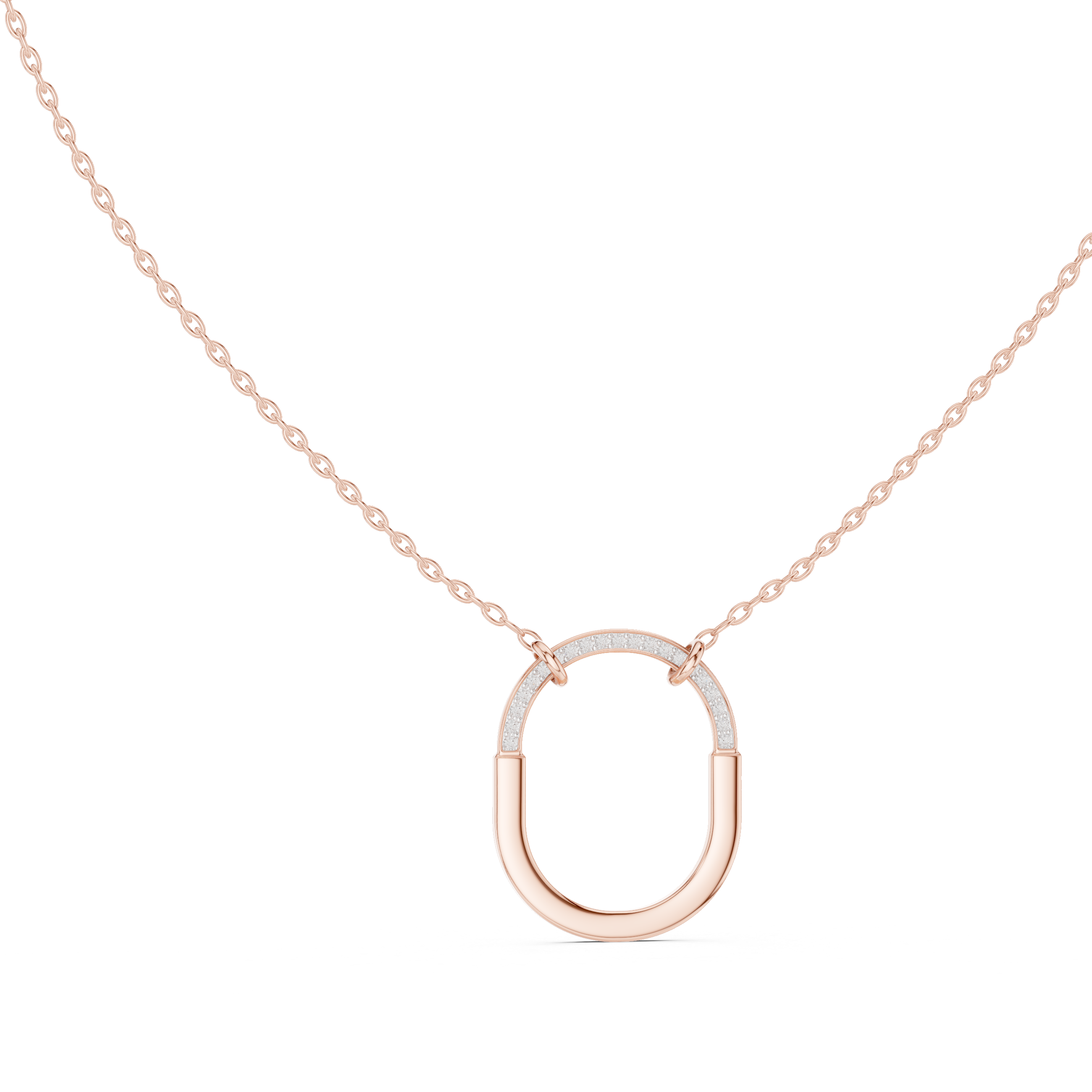 Luxury Oval Diamond Necklace