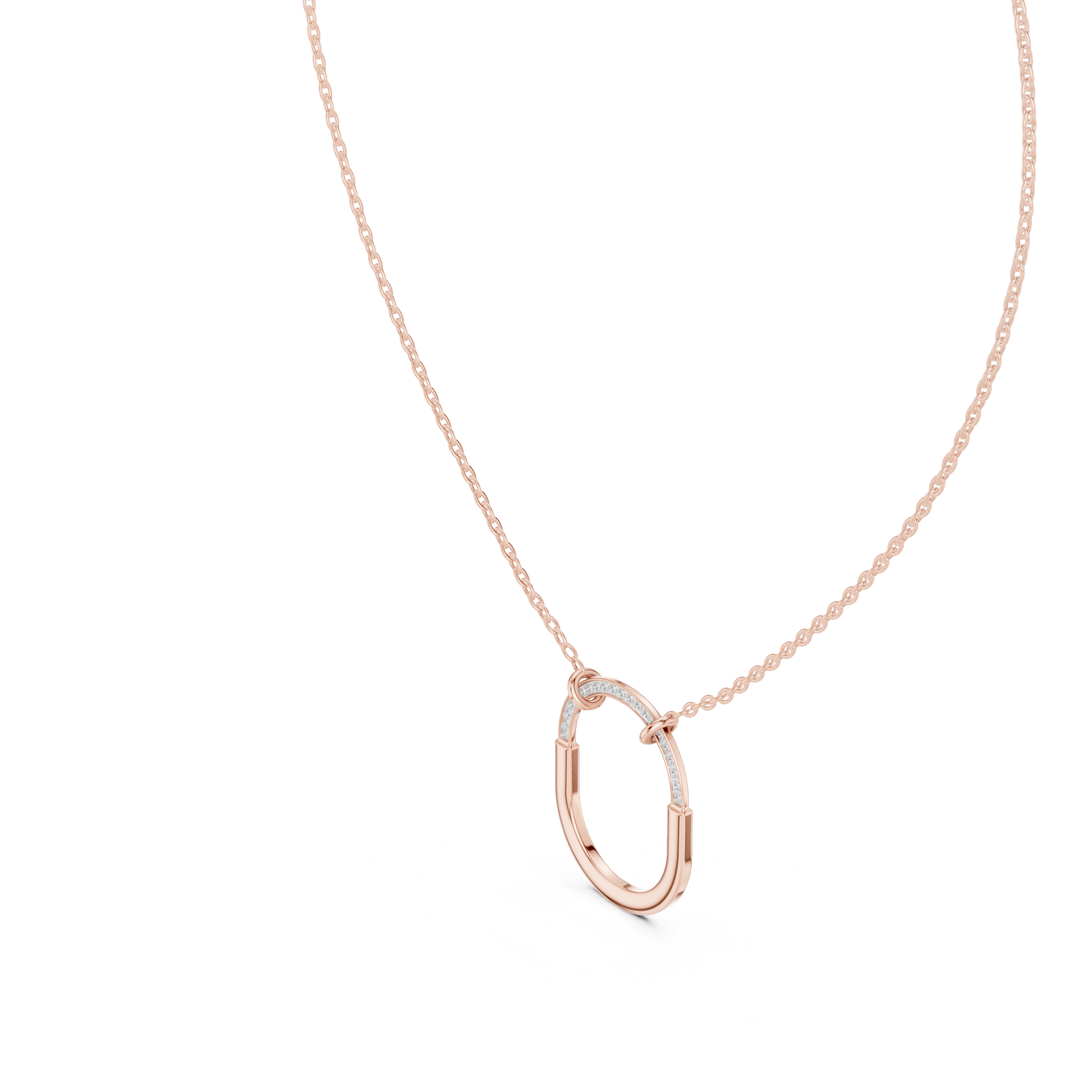 Luxury Oval Diamond Necklace