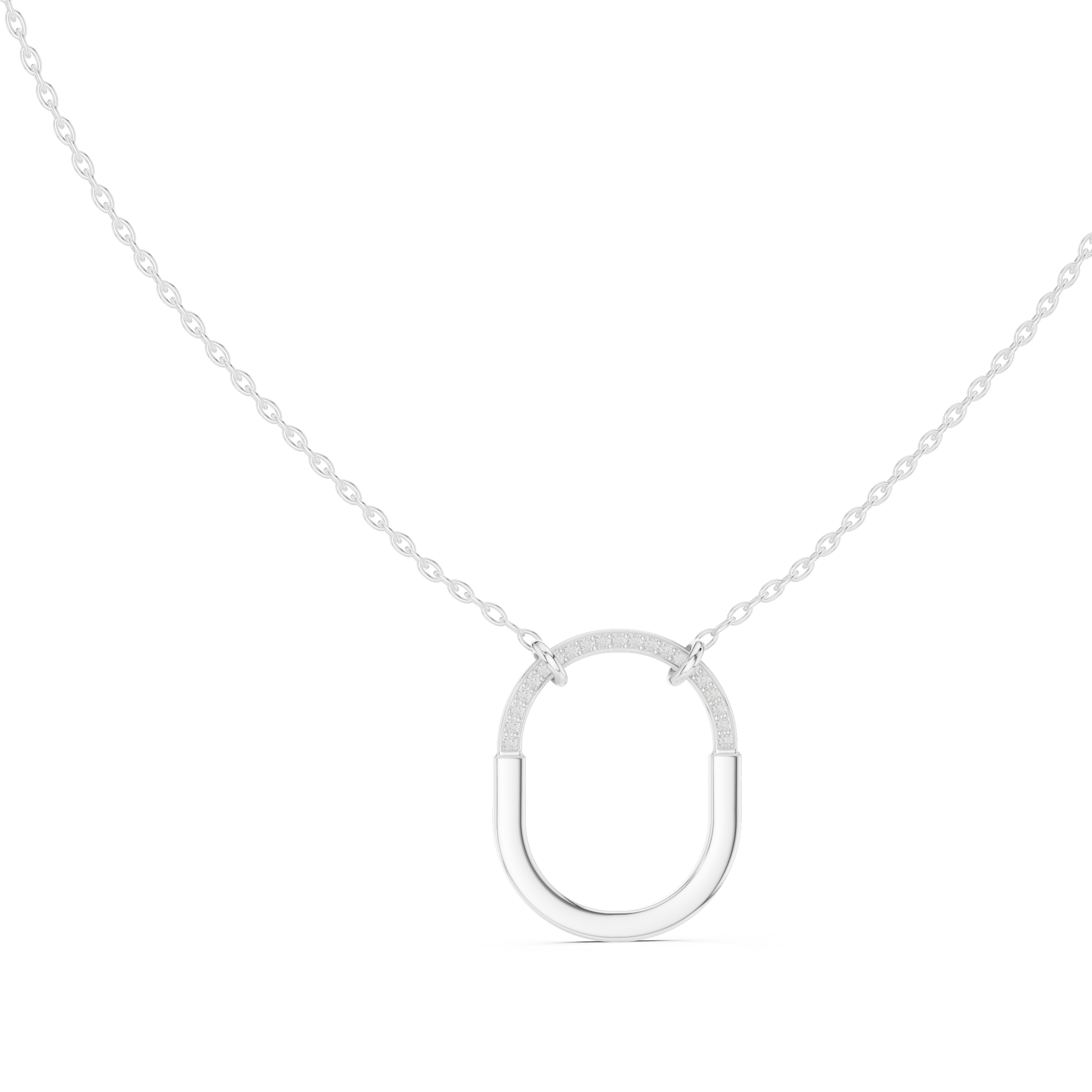 Luxury Oval Diamond Necklace
