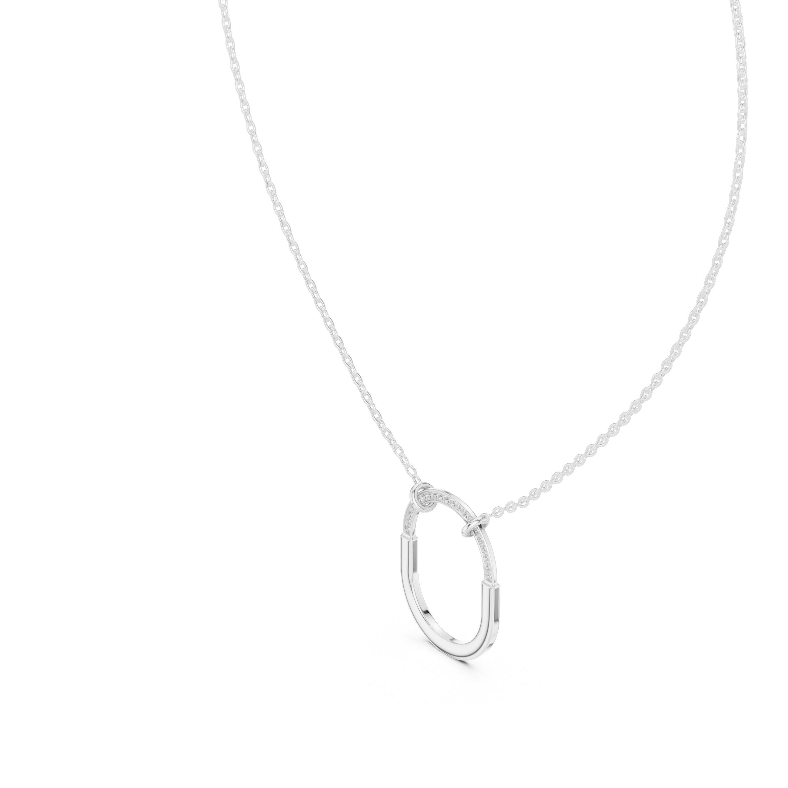 Luxury Oval Diamond Necklace