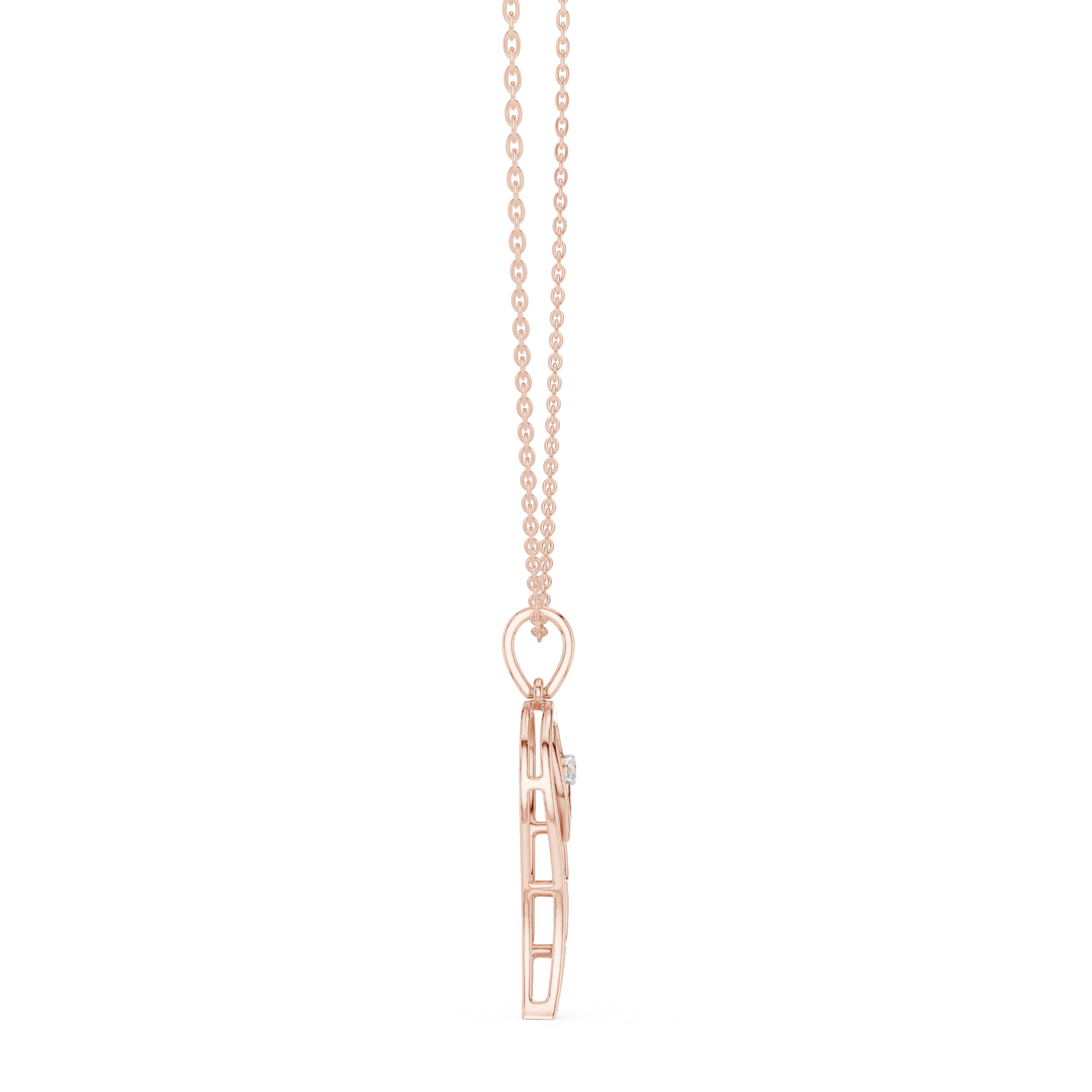 Luxury Angel Wing Diamond Necklace